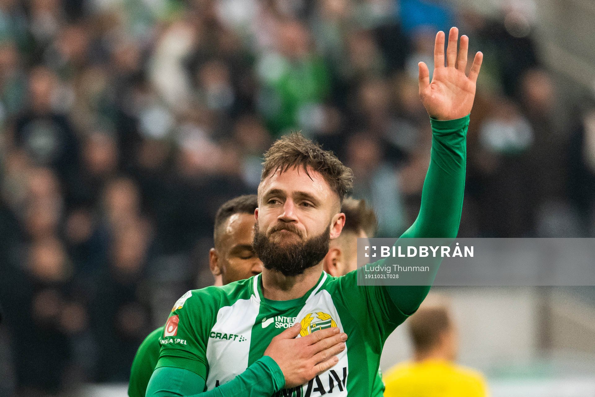 Hammarbys Mats Solheim jublar 4-1
