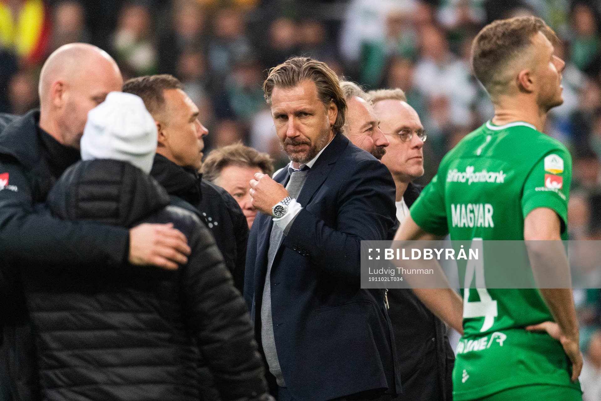 Hammarbys sportchef Stefan Janssson deppar