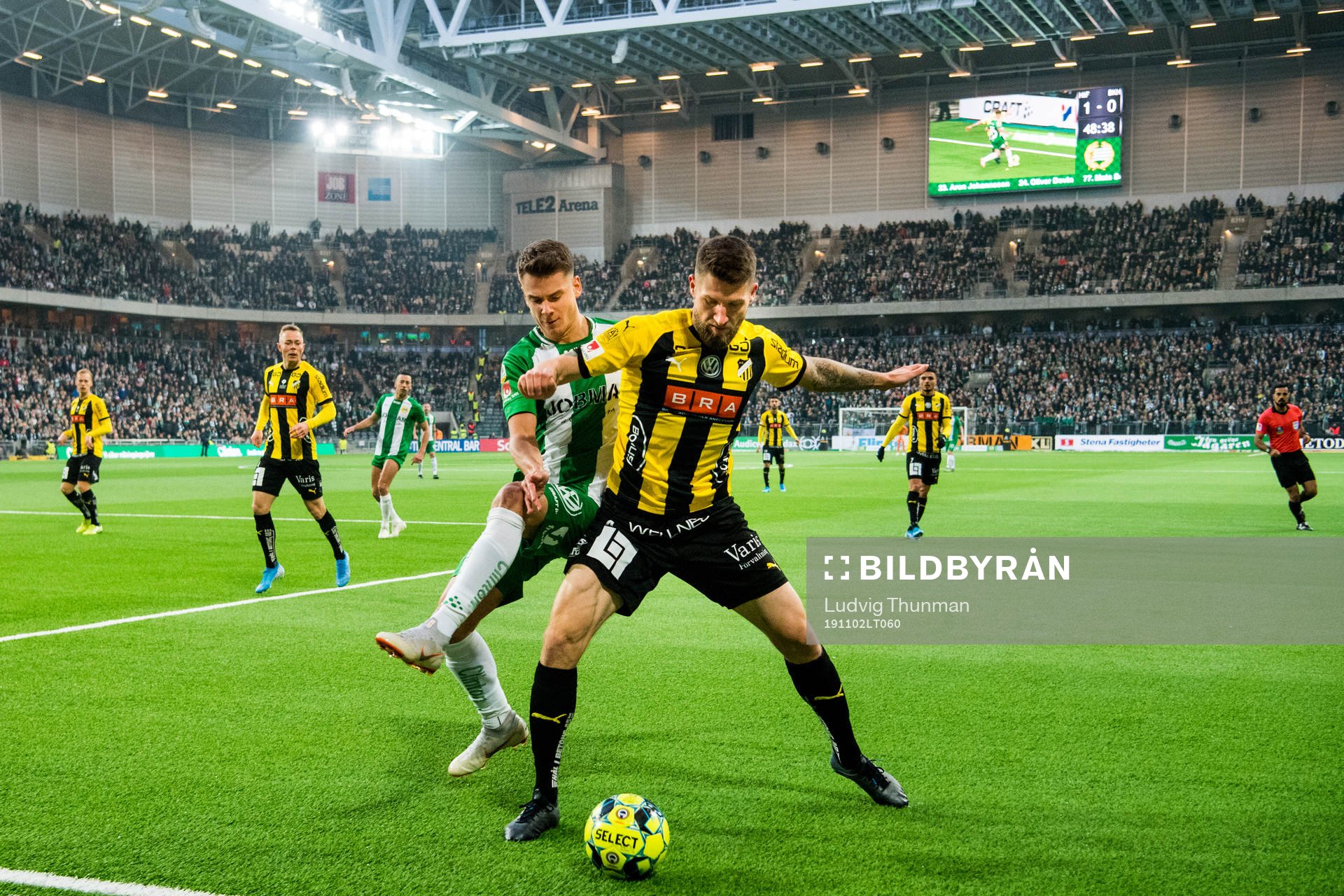 Häckens Joona Toivio och Hammarbys Alexander Kacaniklic