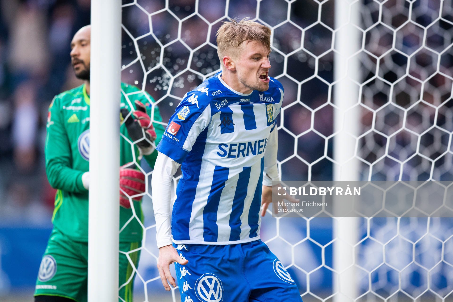IFK Göteborgs Sebastian Eriksson jublar