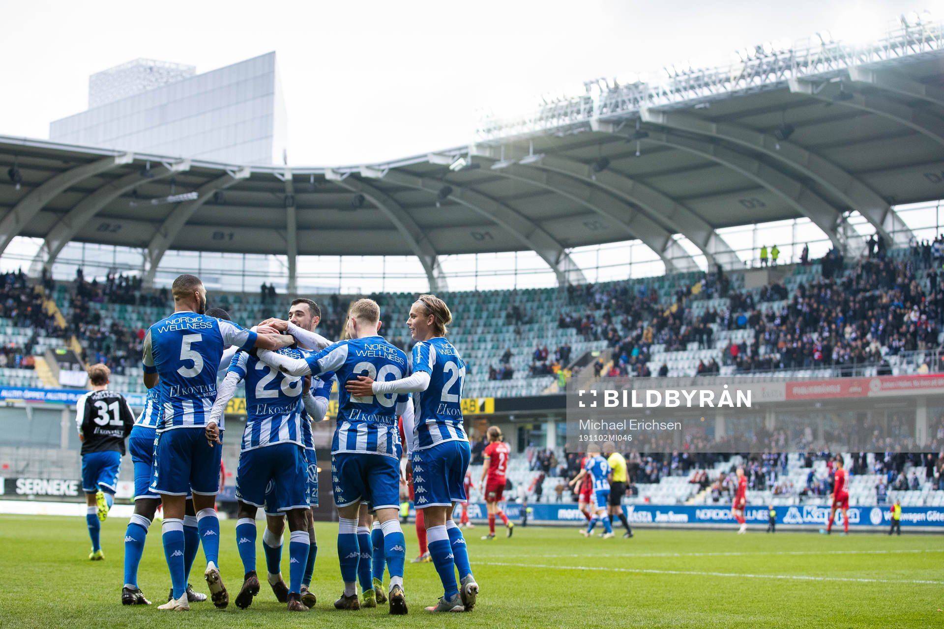 IFK Göteborgs Alhassan Yusuf Abdullahi jublar med