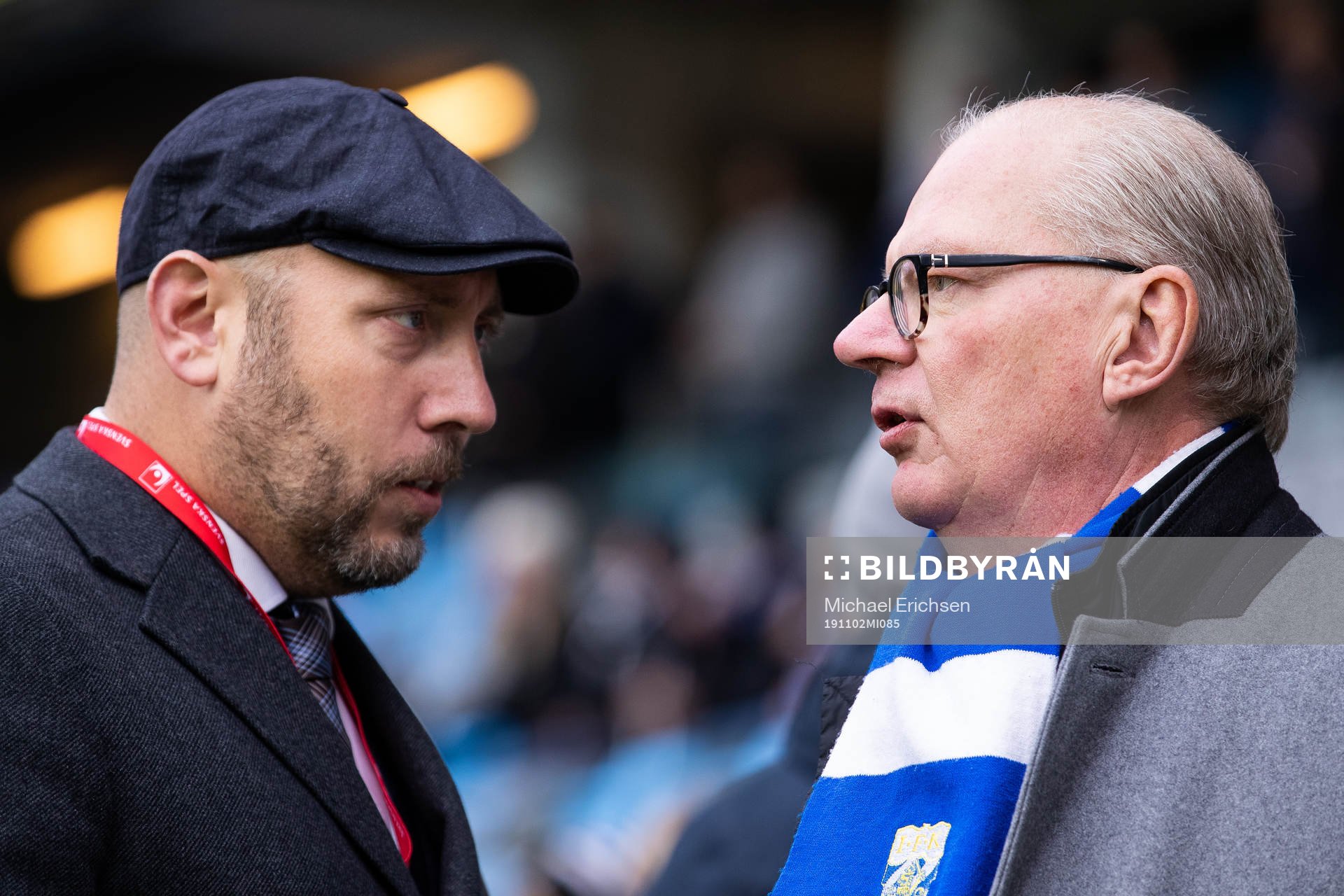 IFK Göteborgs klubbdirektör Max Markusson och ordförande
