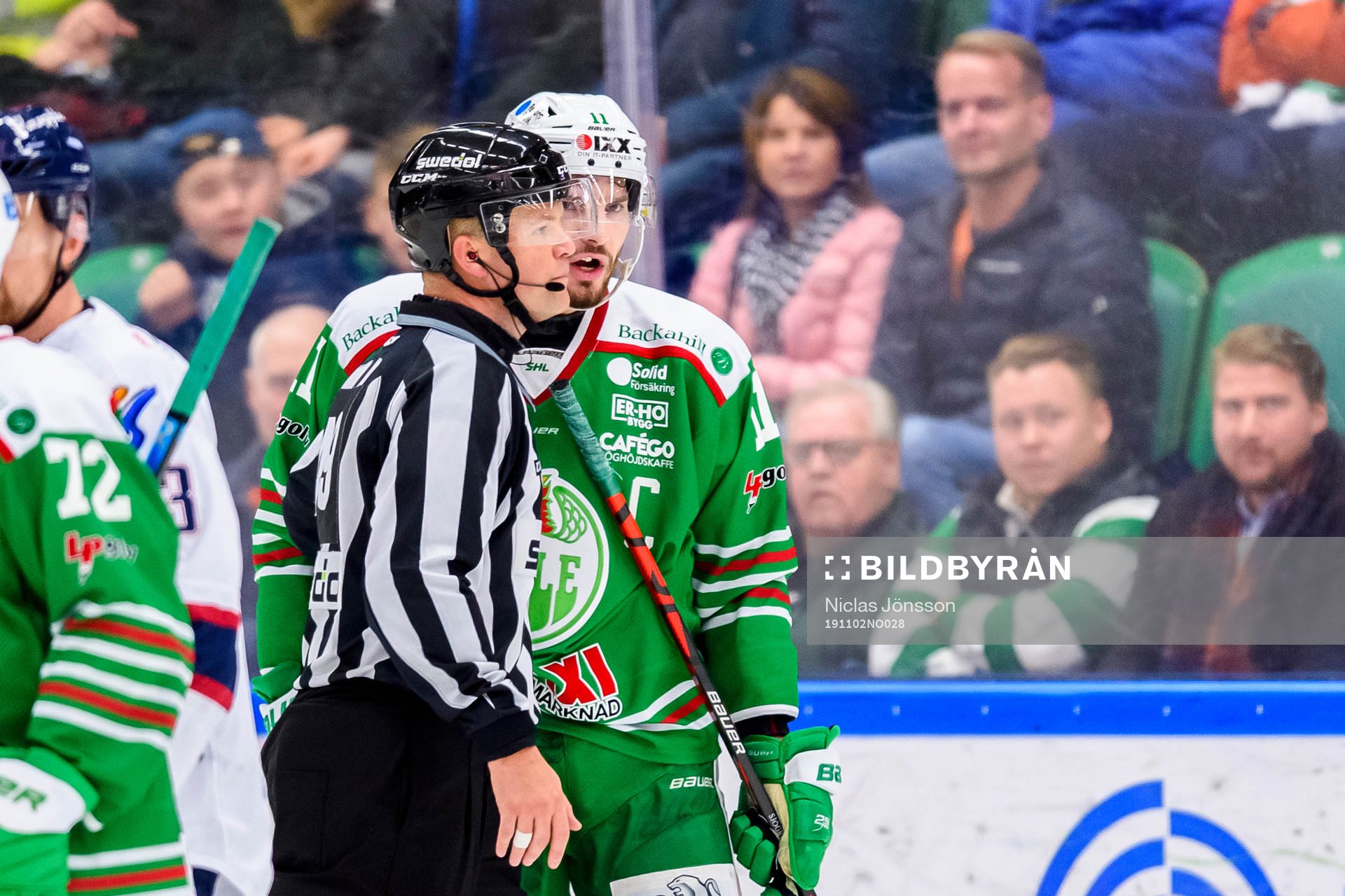 Rögles Mattias Sjögren reagerar på ett domslut