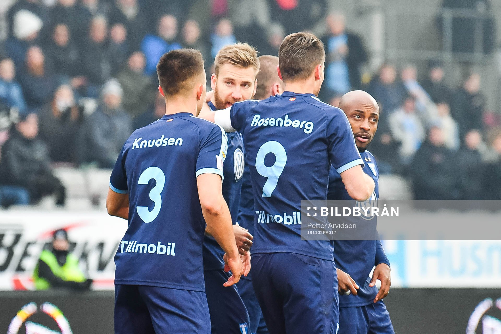Malmö FFs spelare jublar
