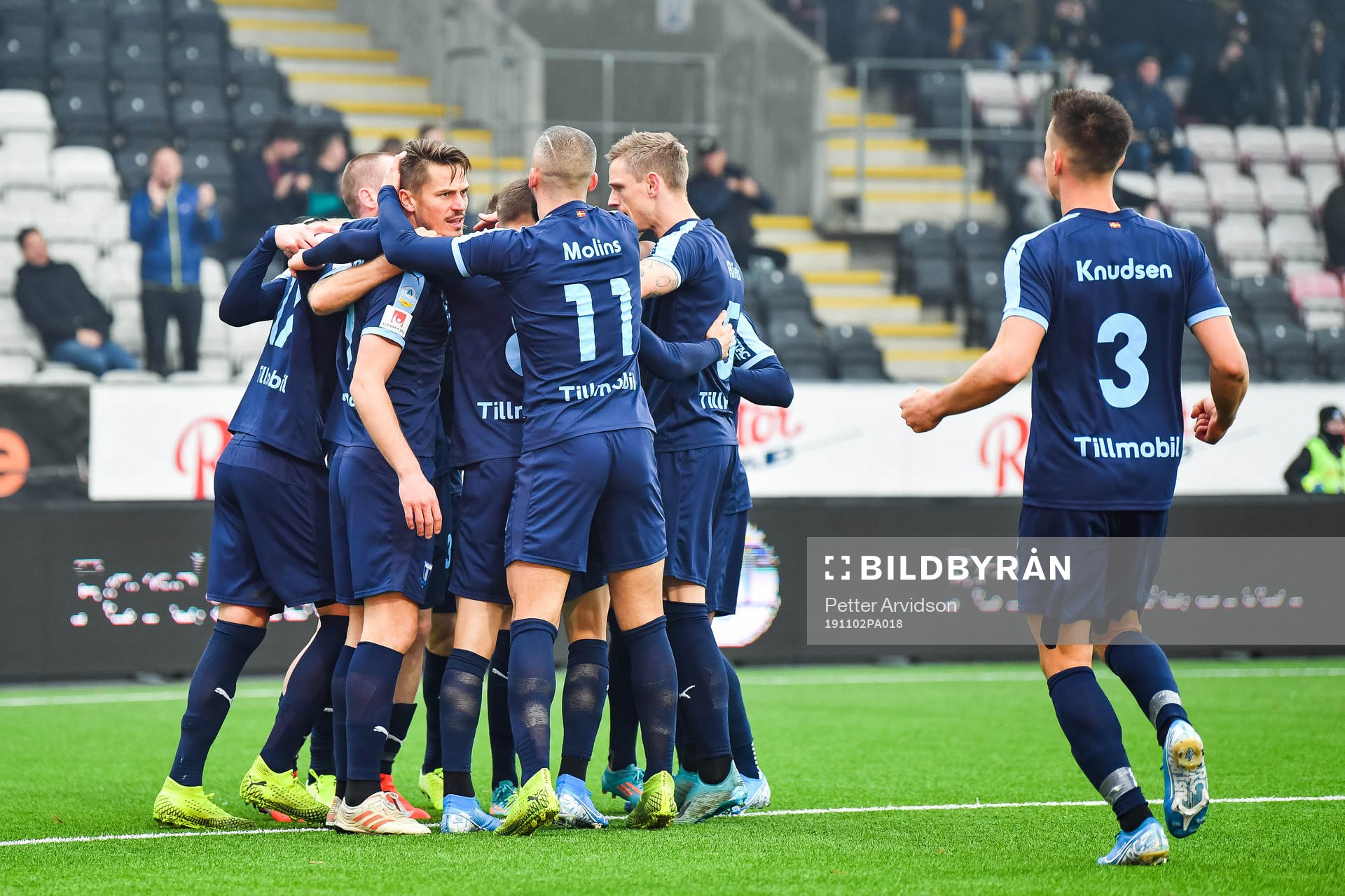 Malmö FFs spelare jublar