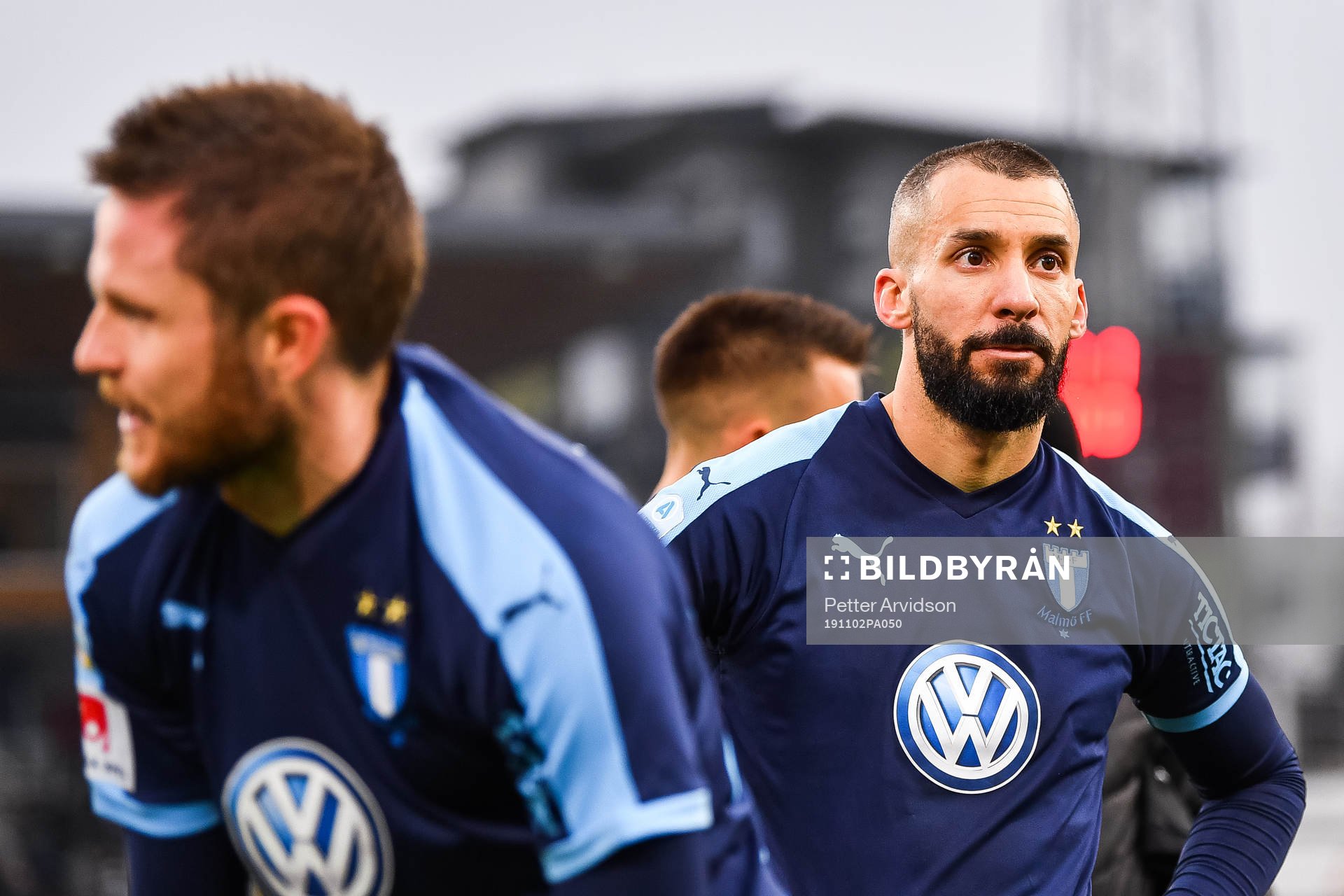 Malmö FFs Guillermo Molins och Lasse Nielsen deppar