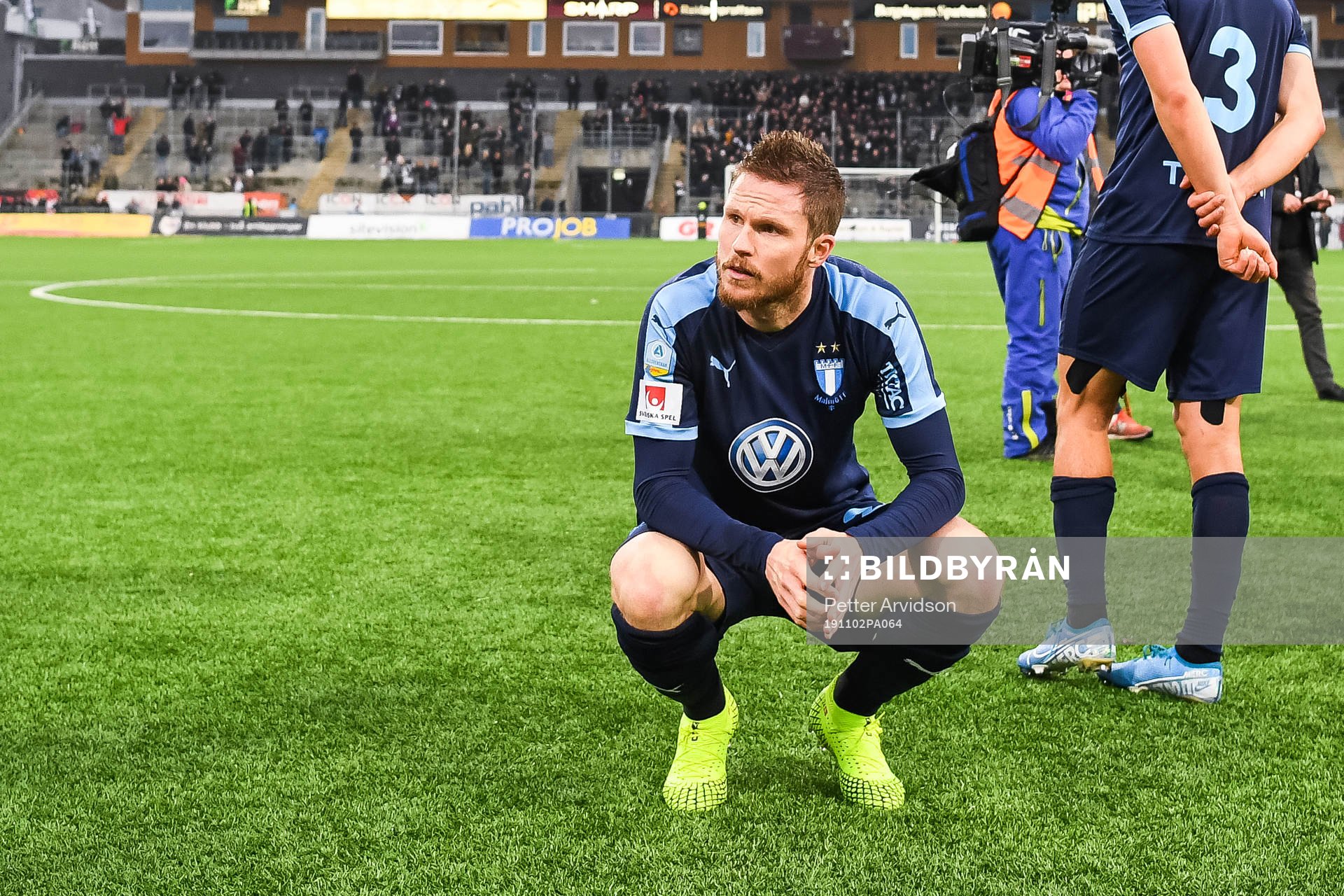 Malmö FFs Lasse Nielsen deppar