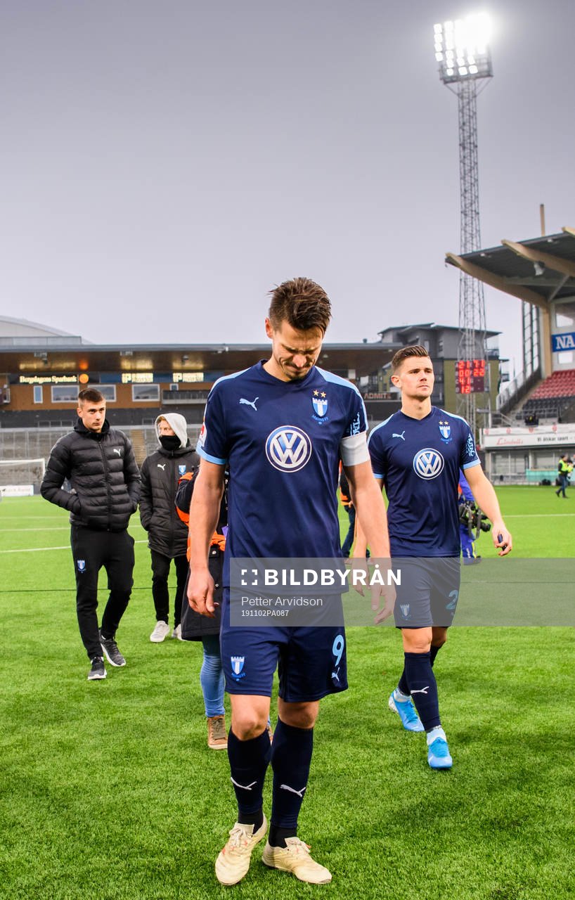 Malmö FFs Markus Rosenberg deppar