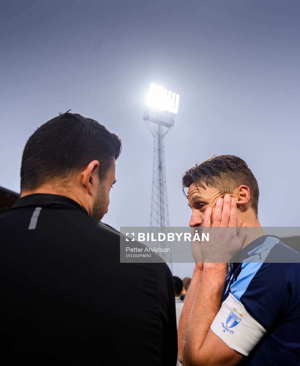 Malmö FFs Behrang Safari och Markus Rosenberg deppar