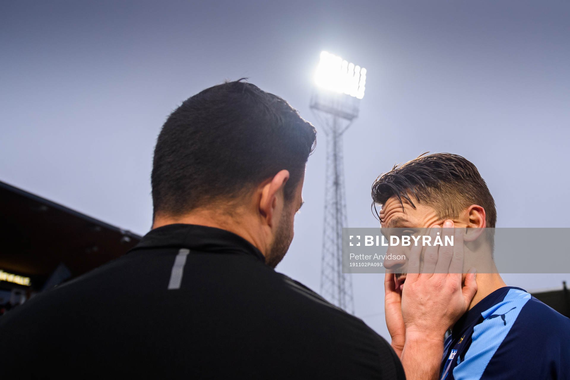 Malmö FFs Behrang Safari och Markus Rosenberg deppar