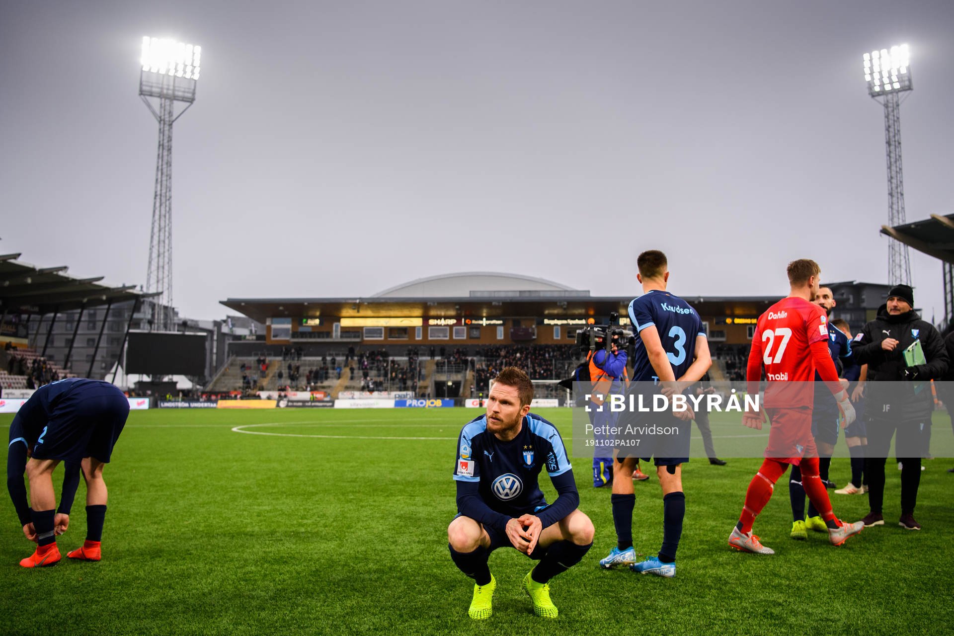 Malmö FFs Lasse Nielsen deppar