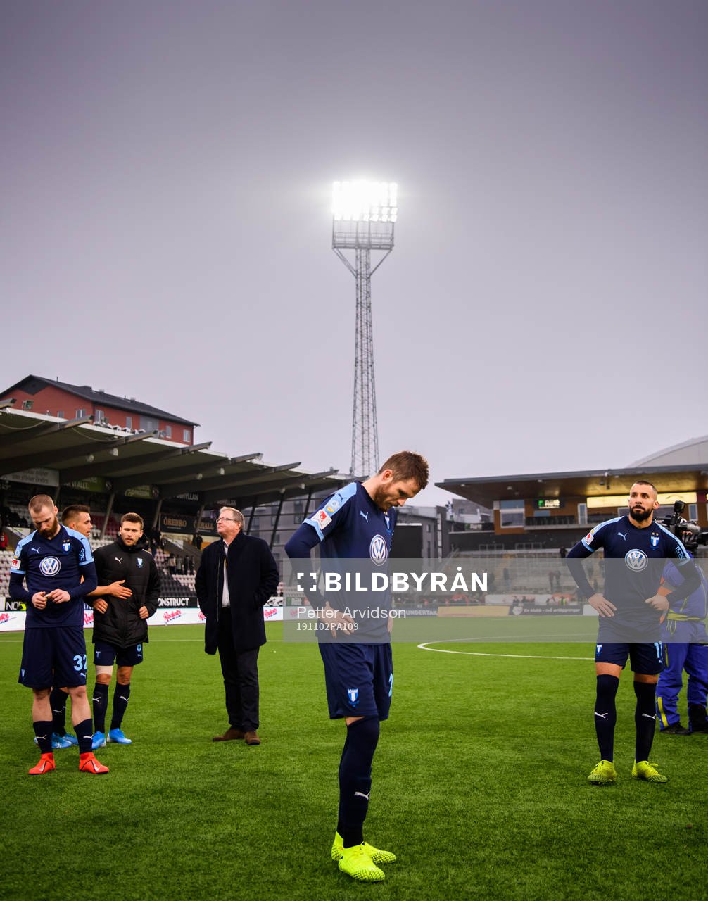 Malmö FFs Lasse Nielsen deppar
