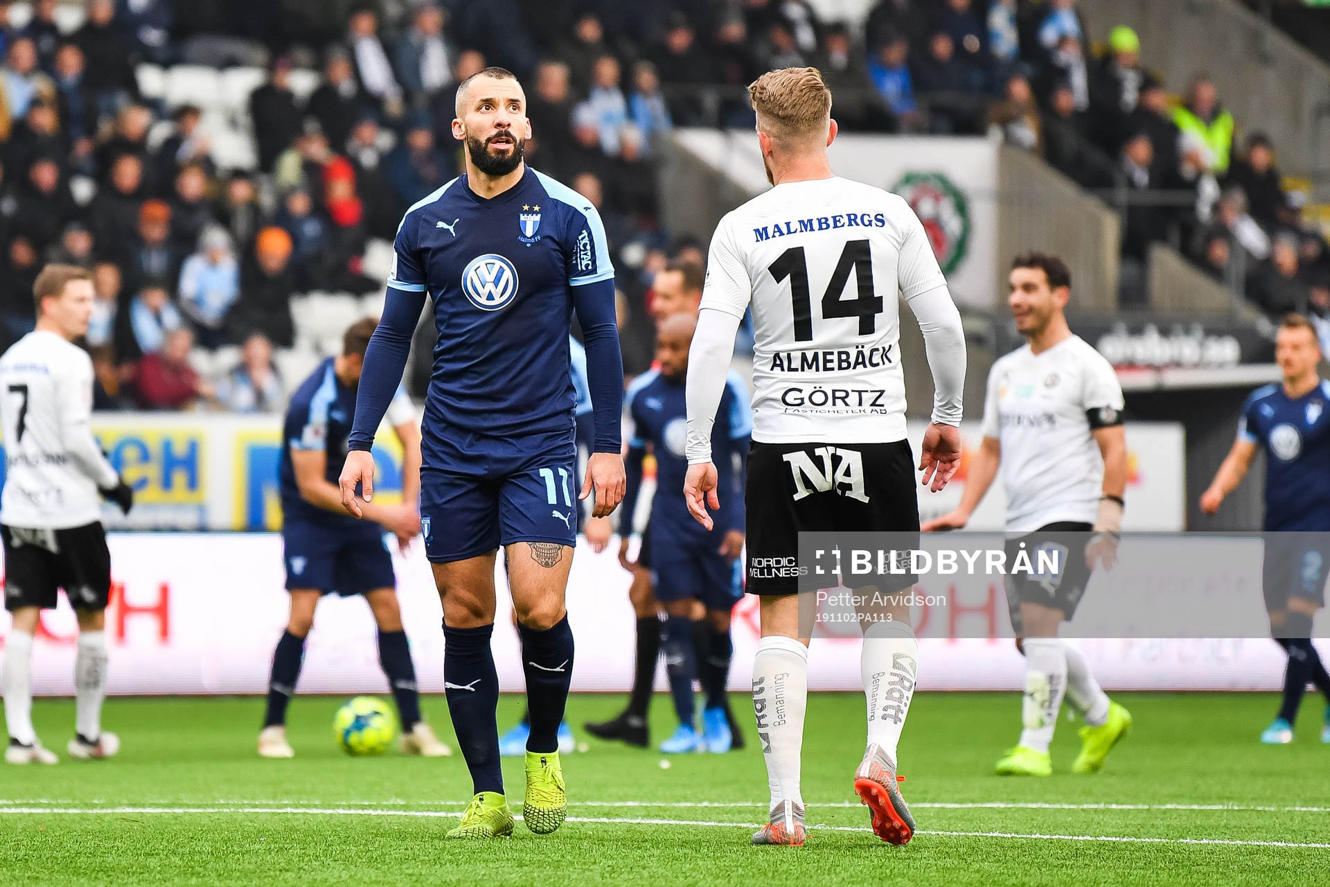 Malmö FFs Guillermo Molins deppar