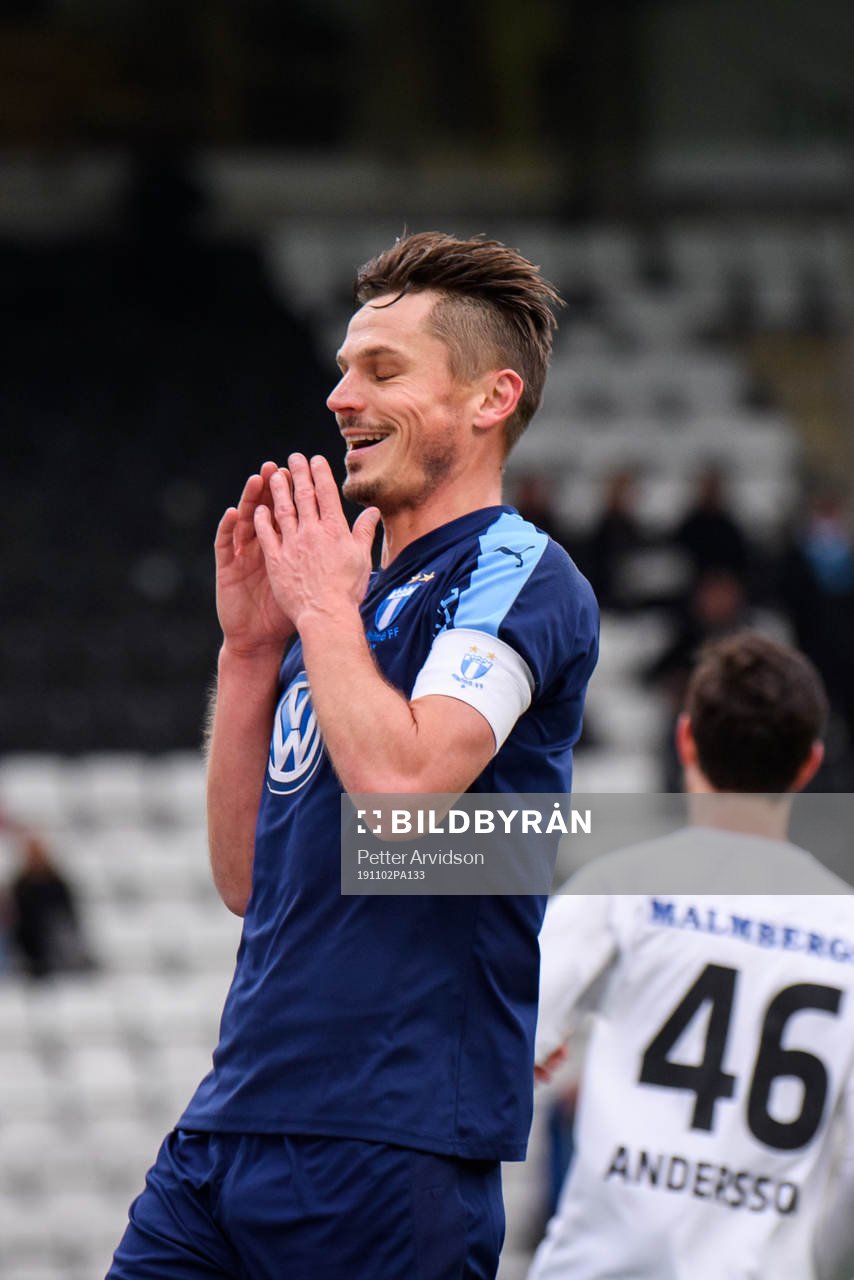 Malmö FFs Markus Rosenberg deppar