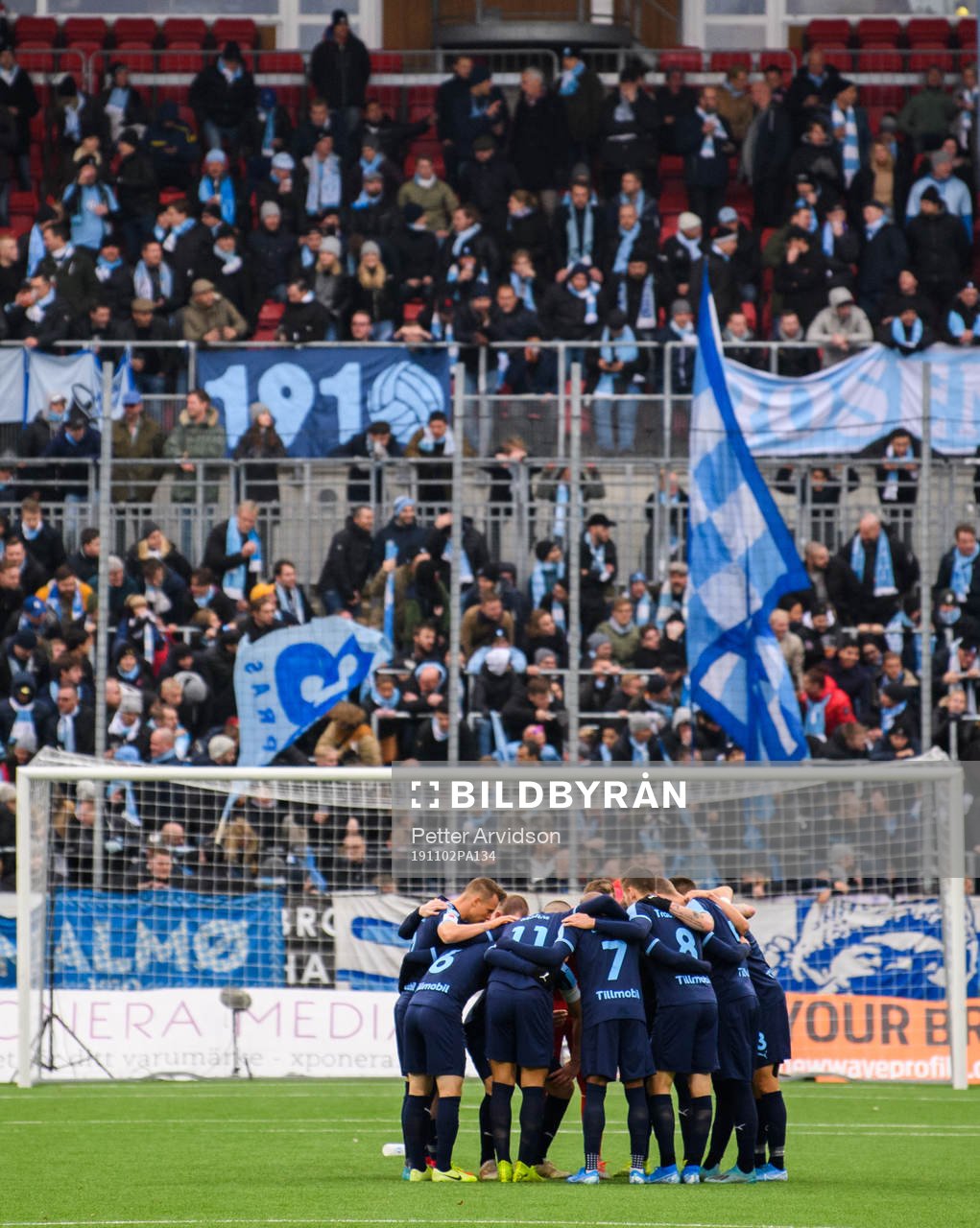 Malmö FFs spelare samlas