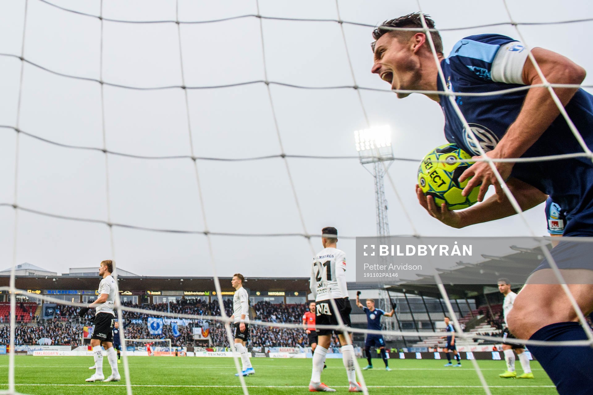 Malmö FFs Markus Rosenberg jublar