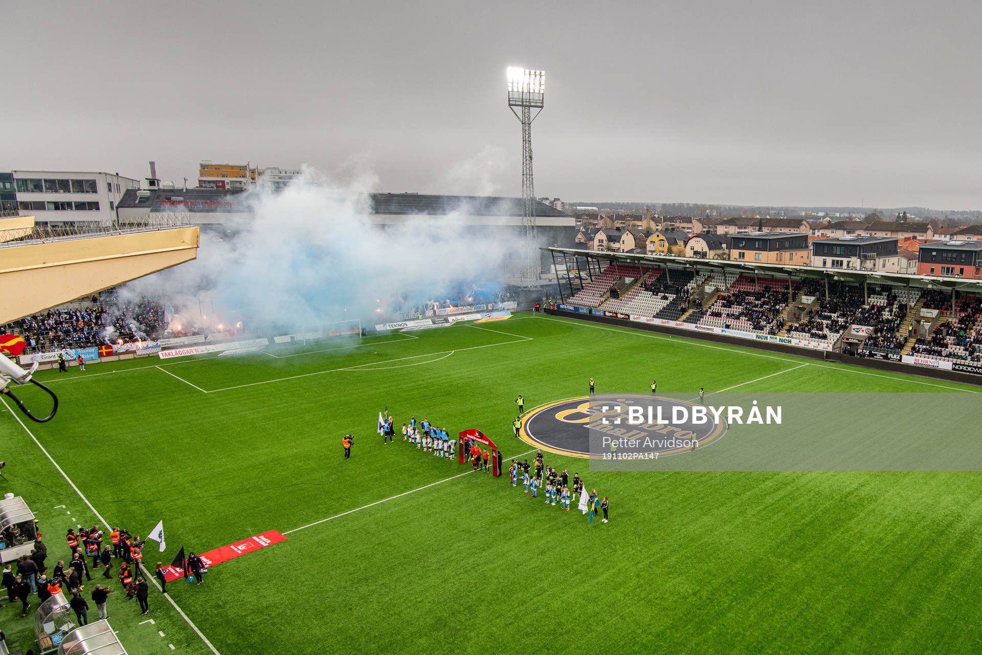 Översiktsbild på Behrn Arena