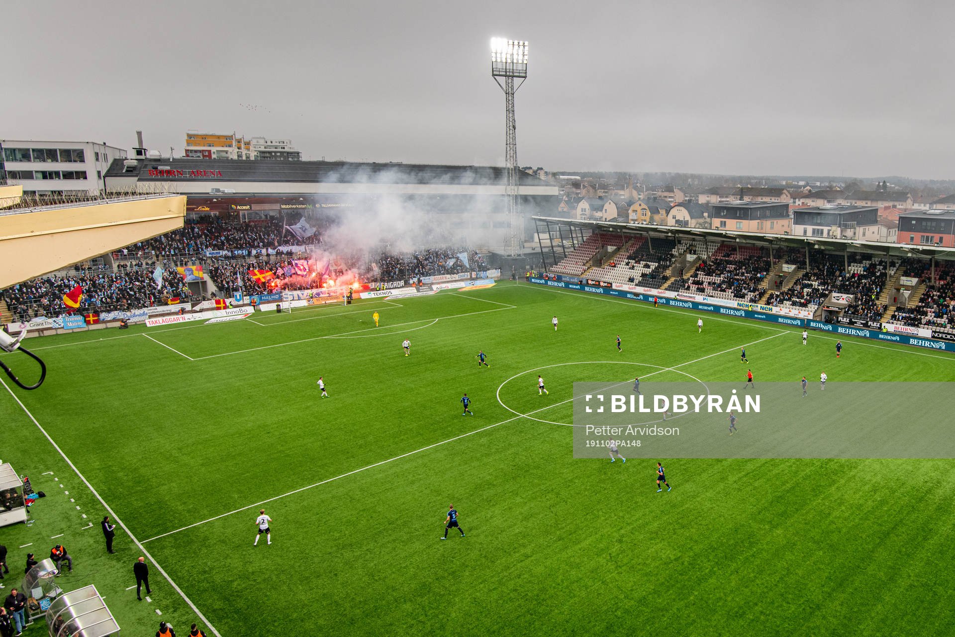 Översiktsbild på Behrn Arena