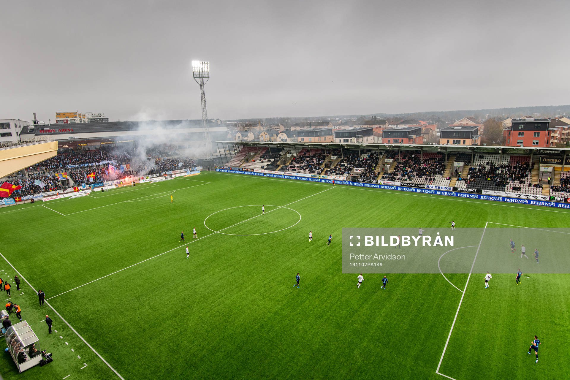 Översiktsbild på Behrn Arena