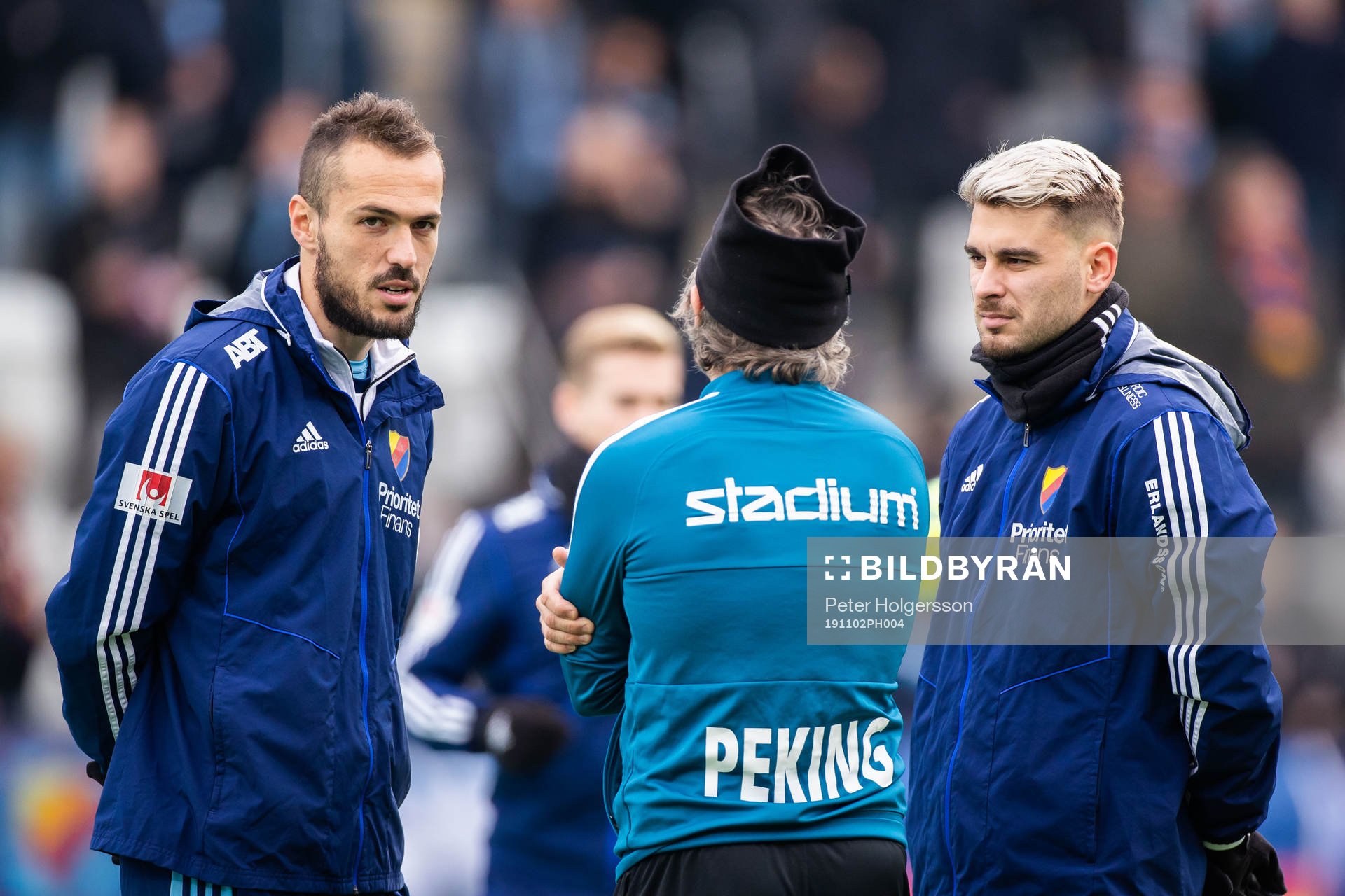 Djurgårdens Emir Kujovic och Astrit Ajdarevic
