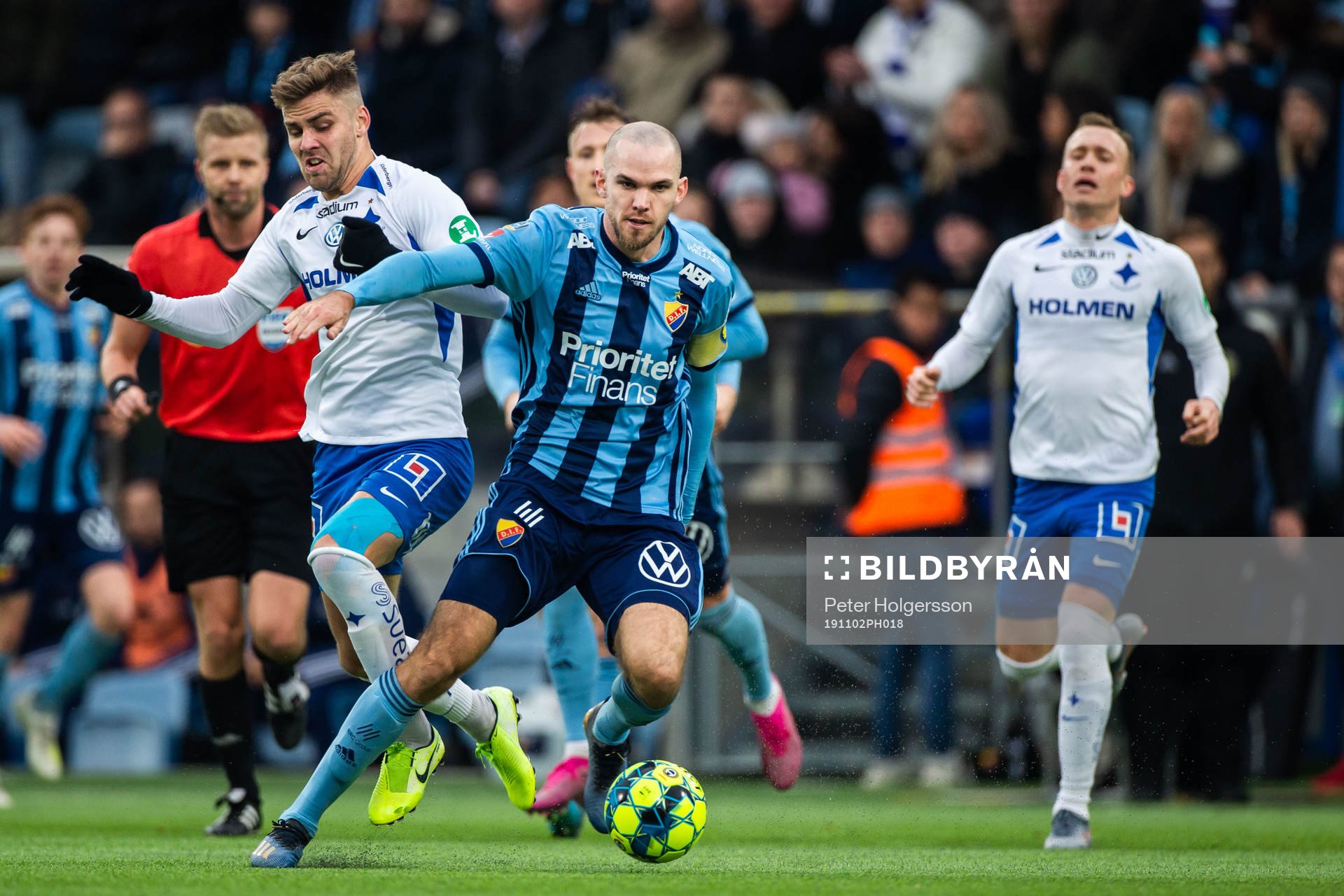 Djurgårdens Marcus Danielson och IFK Norrköpings