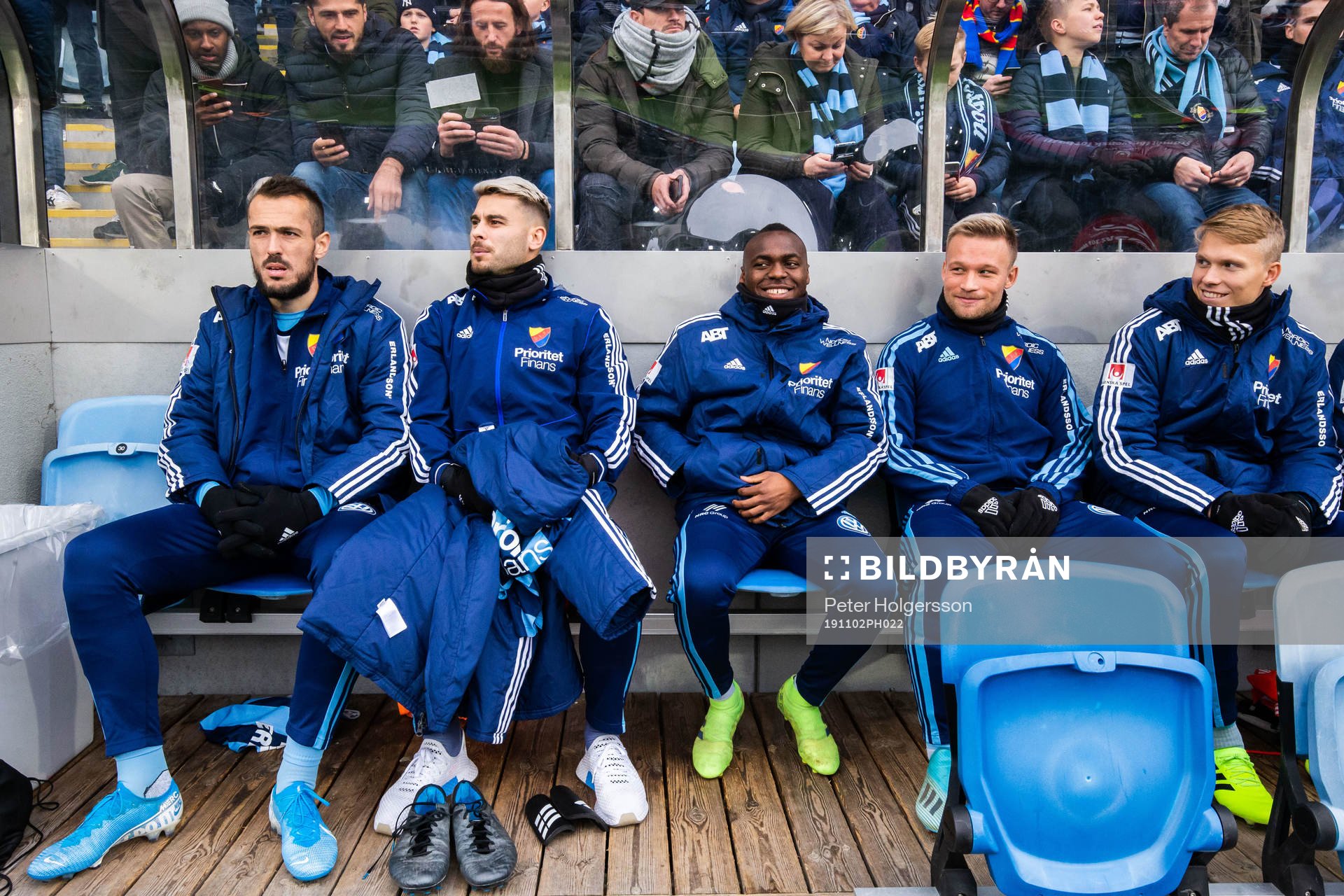 Djurgårdens Emir Kujovic, Astrit Ajdarevic, Edward