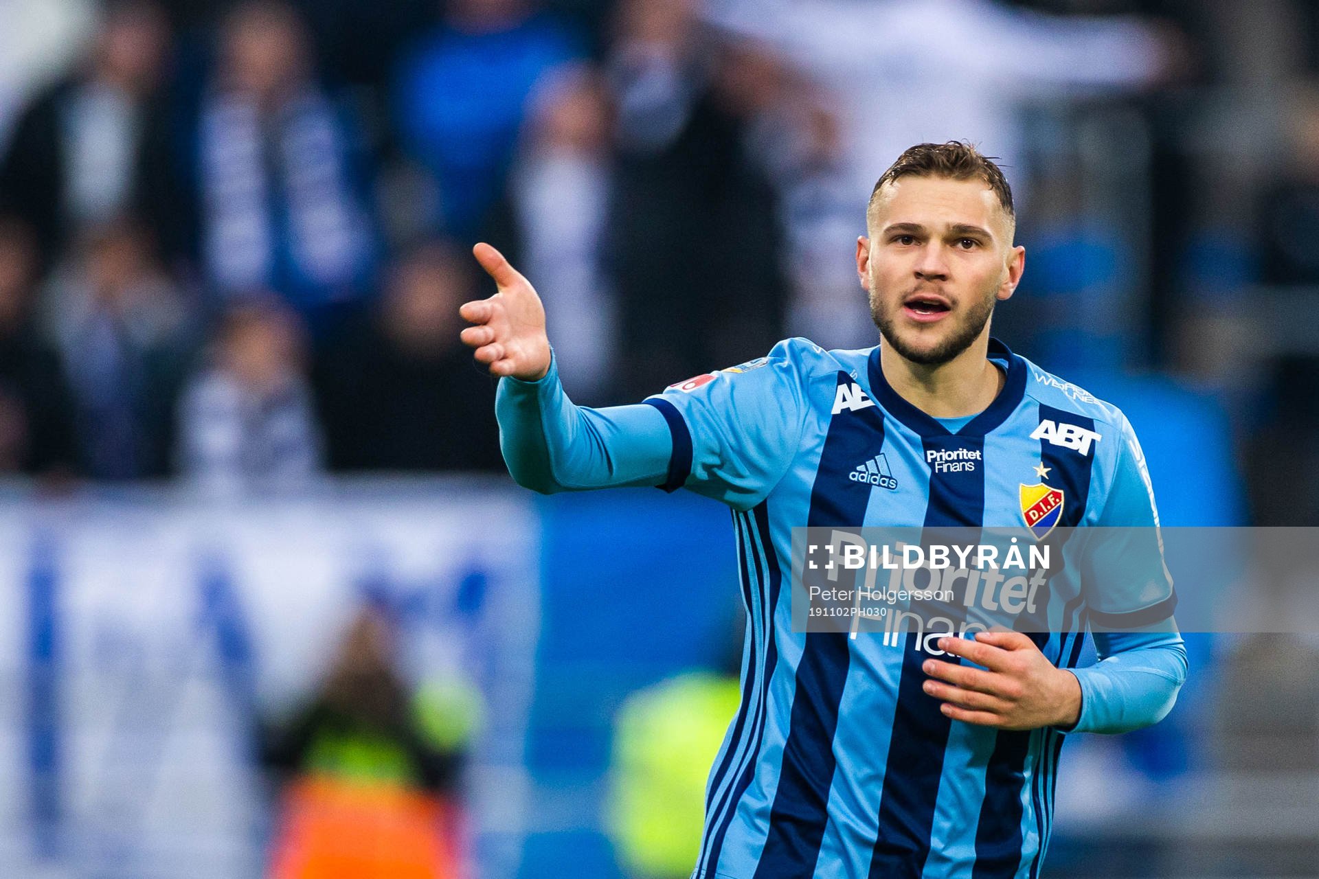 Djurgårdens Jesper Karlström jublar