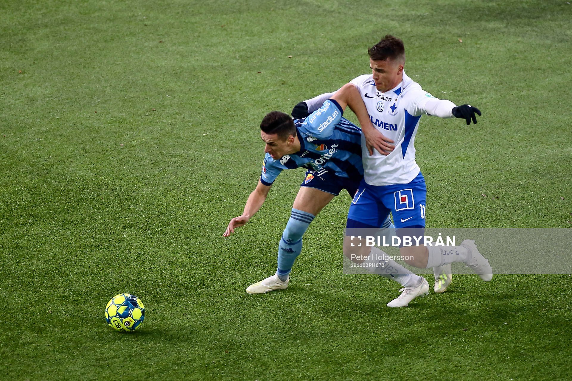 Djurgårdens Haris Radetinac och IFK Norrköpings Simon