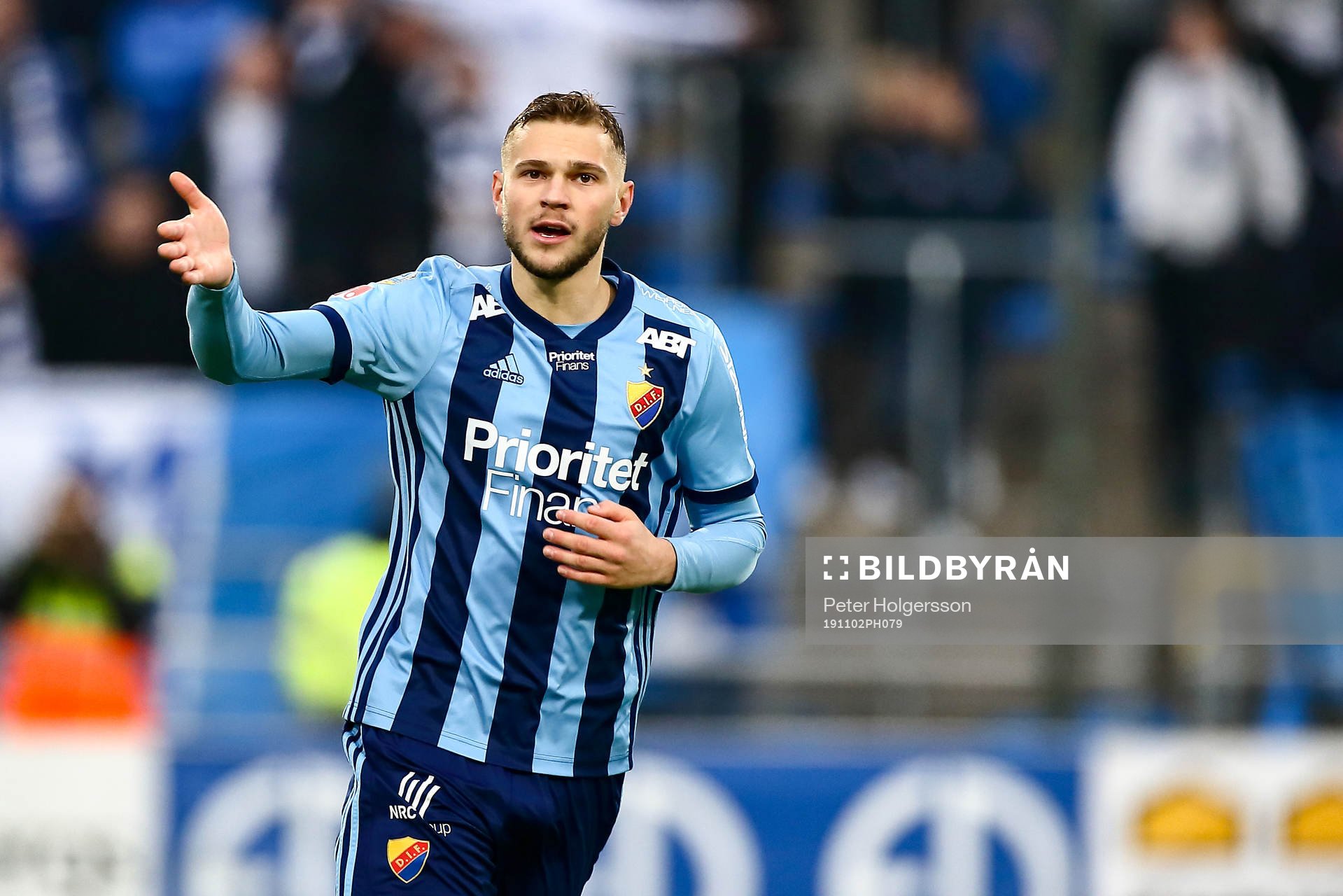 Djurgårdens Jesper Karlström jublar