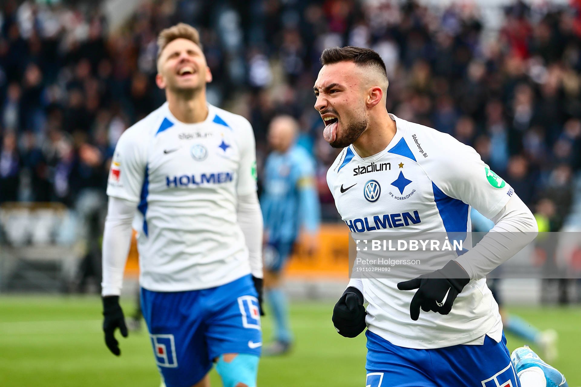 IFK Norrköpings Sead Haksabanovic och Christoffer Nyman