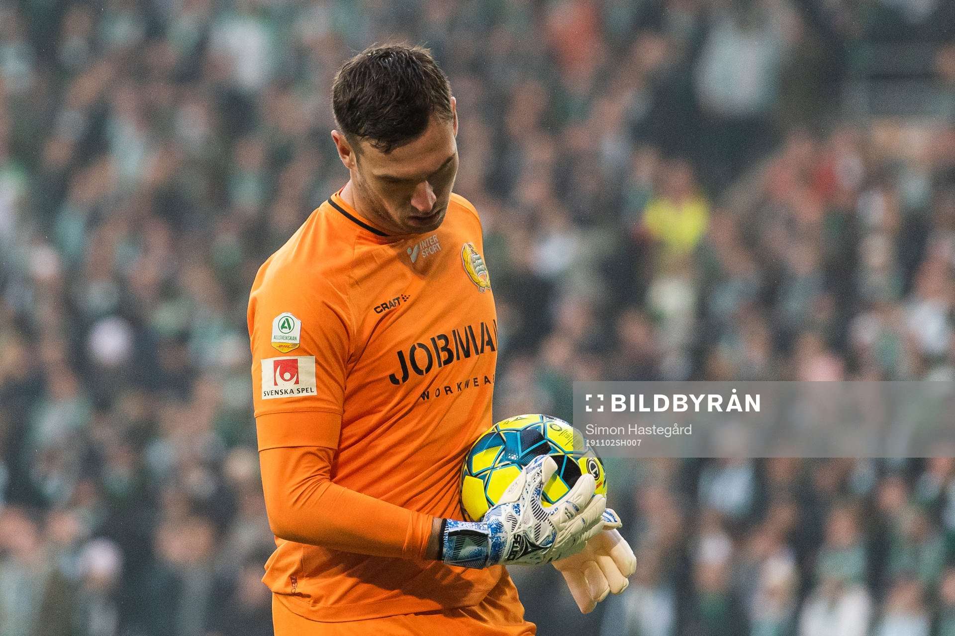 Hammarbys målvakt Davor Blazevic deppar