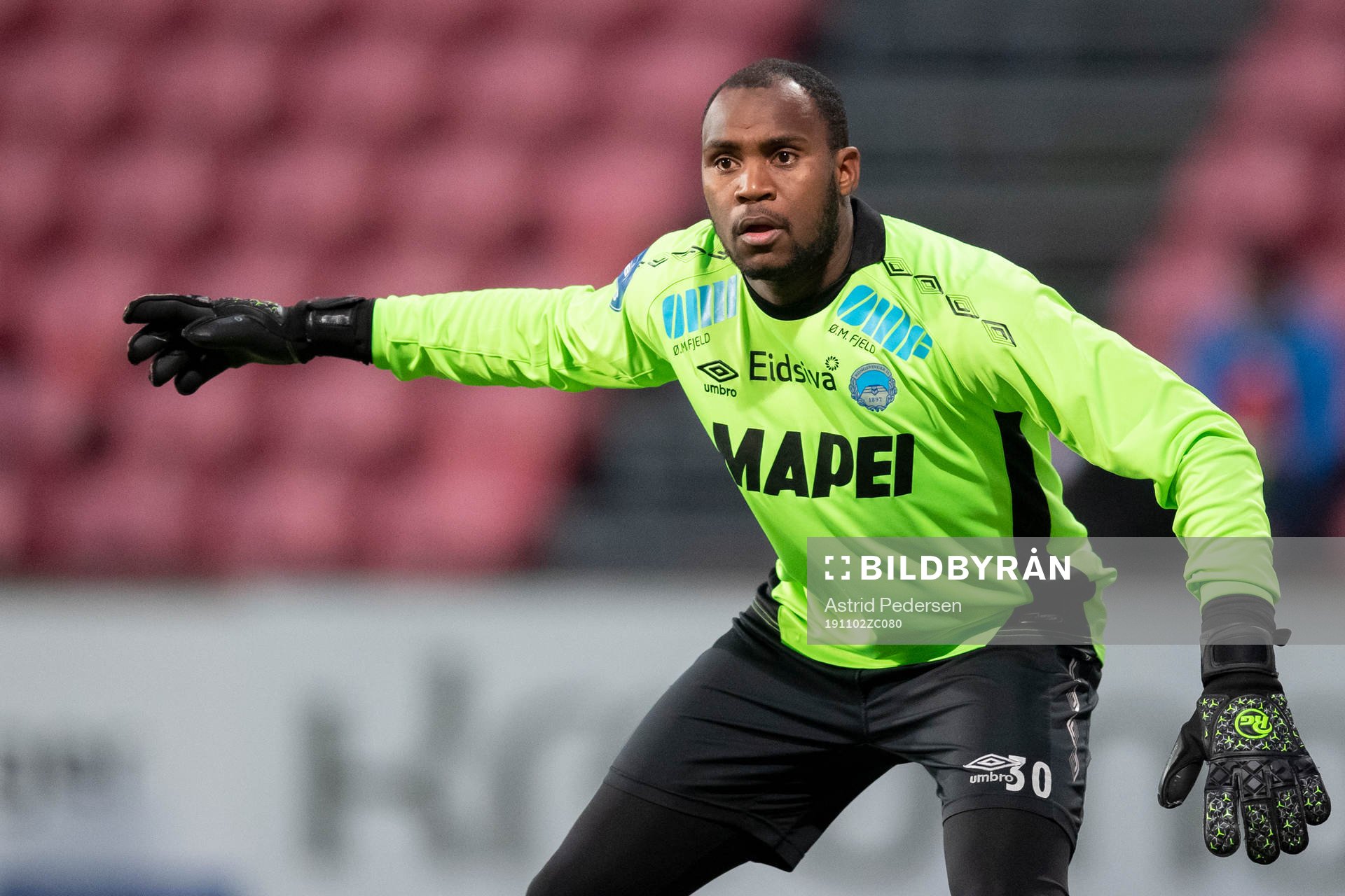 Goalkeeper Ali Nadhoim Ahamada of Kongsvinger