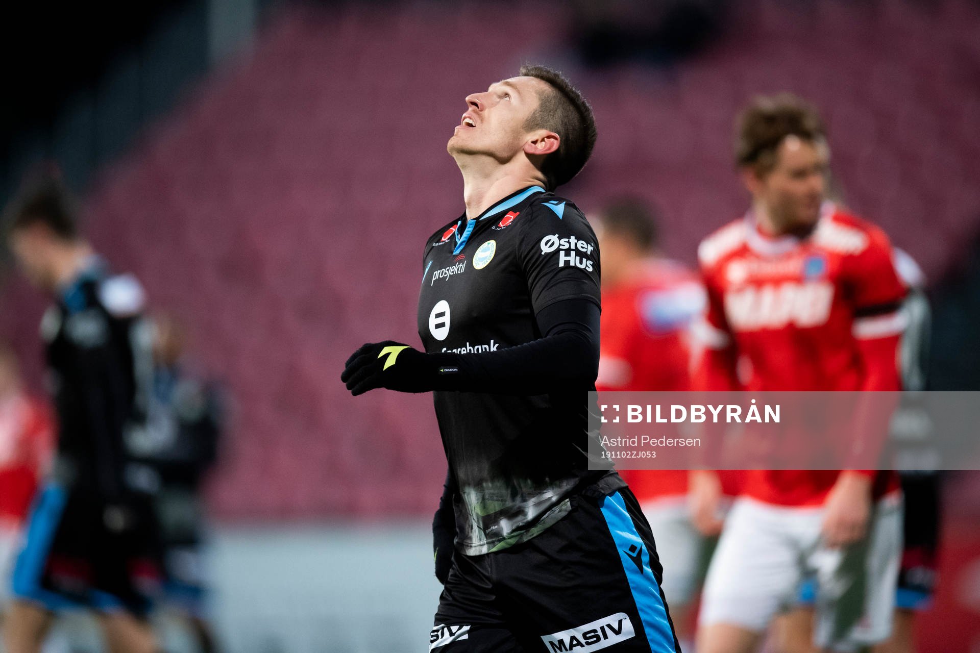 Daniel Edvardsen of Sandnes Ulf looks dejected