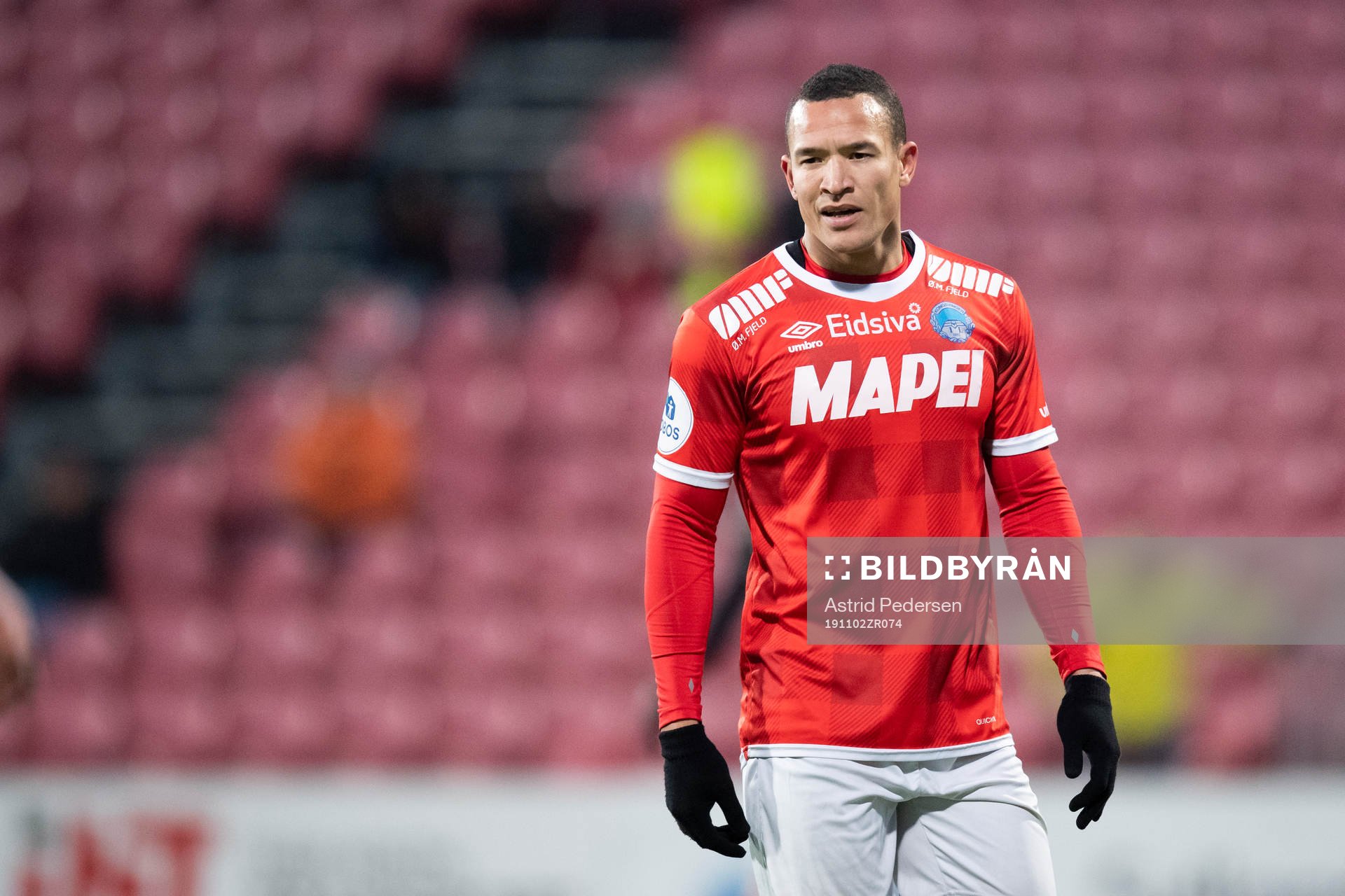 Edvard Skagestad of Kongsvinger during the OBOS-ligaen football match between Kongsvinger and Sandnes Ulf on November 2, 2019 in Kongsvinger.
