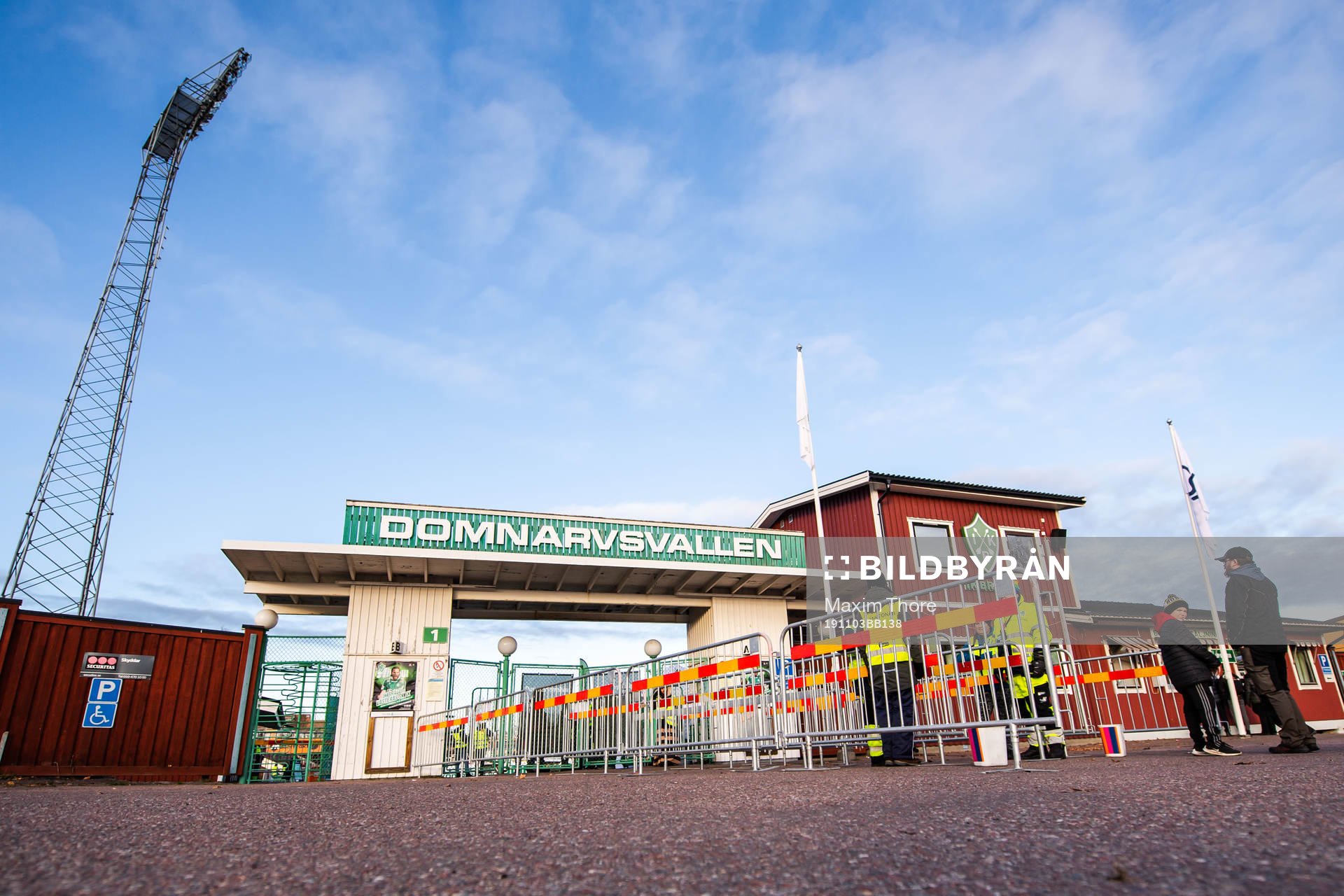 Exteriör av Domnarvsvallen