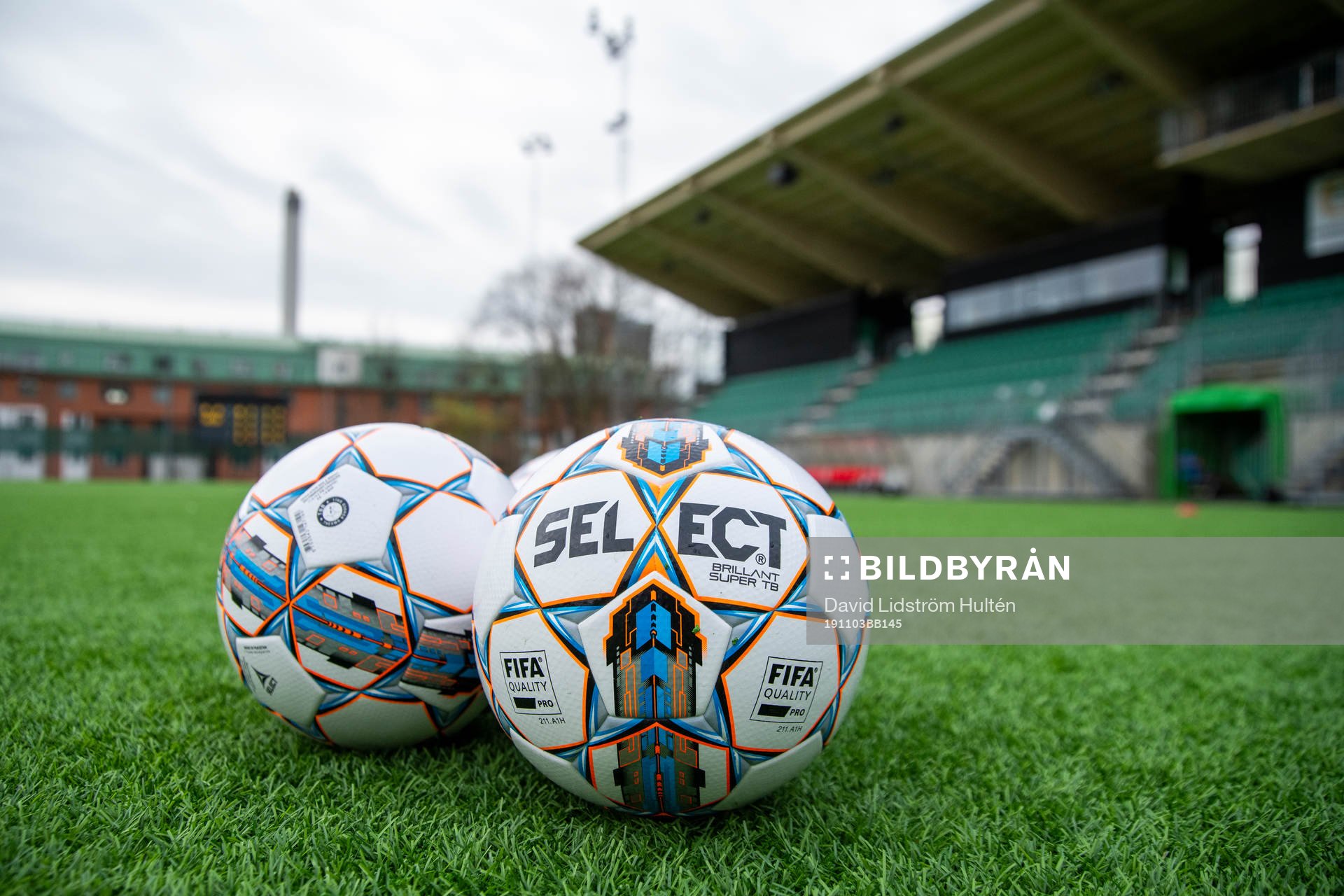 Detaljerad vy på matchbollen