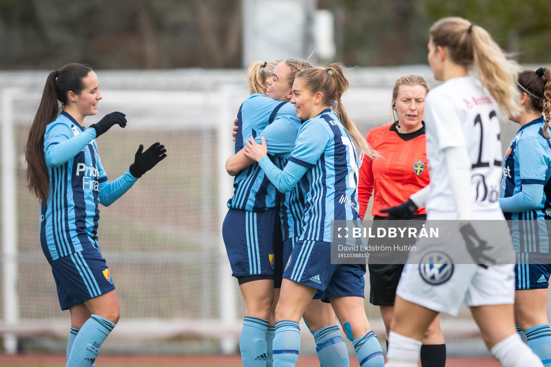 Djurgårdens spelare jublar