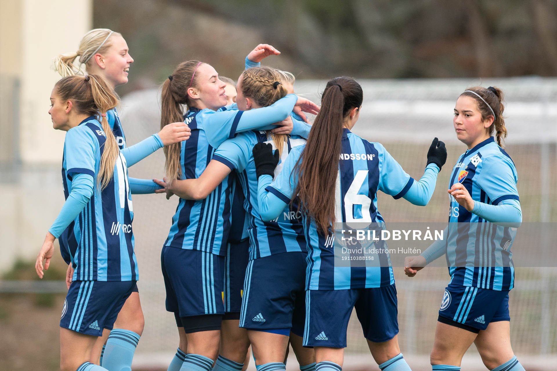 Djurgårdens spelare jublar