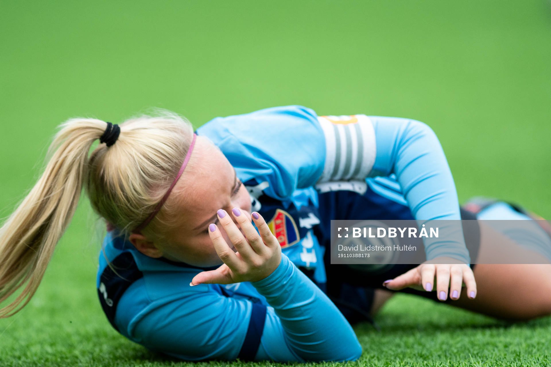 Djurgårdens Tilda Sjöqvist ligger ner