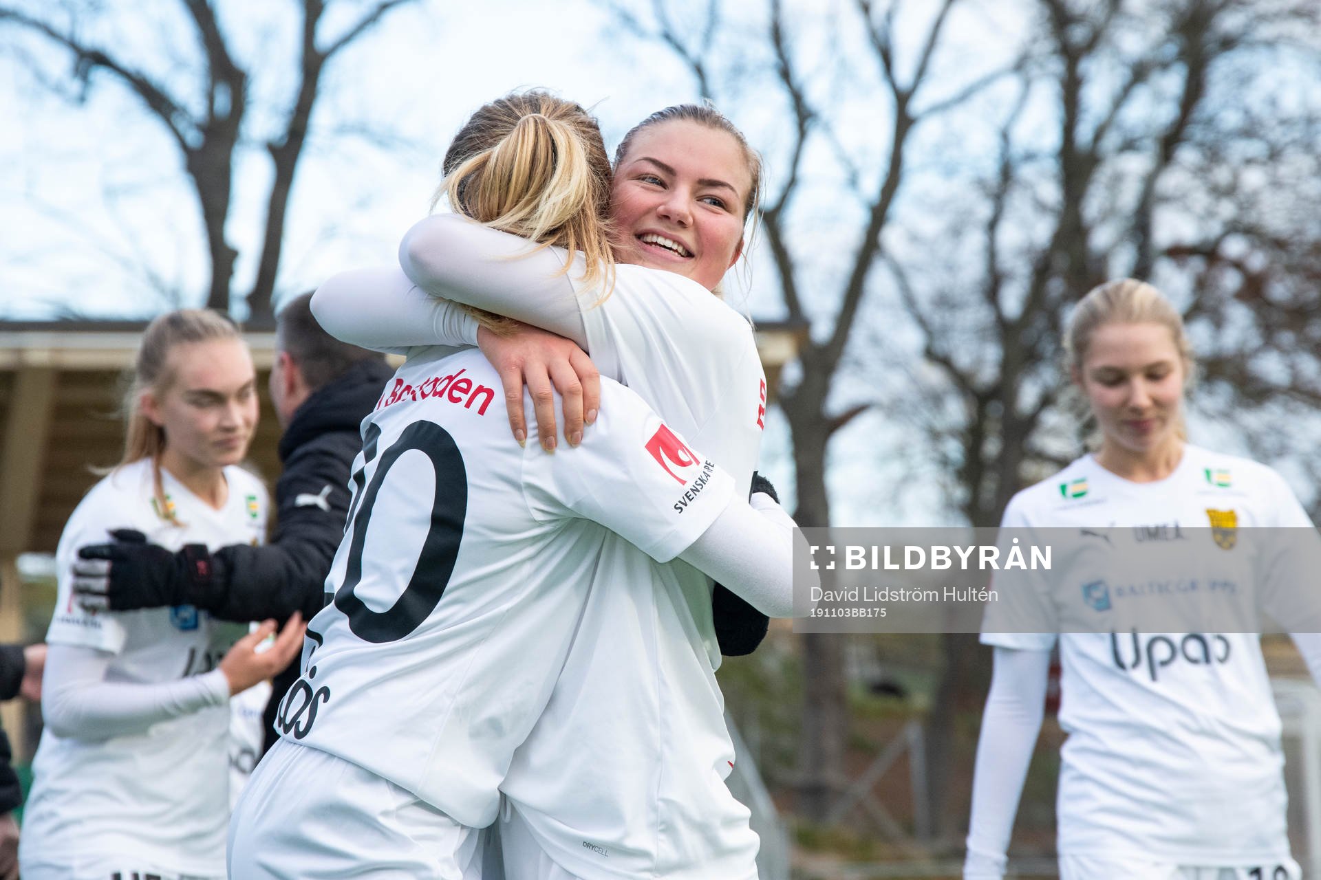Umeås Jonna Lidberg jublar