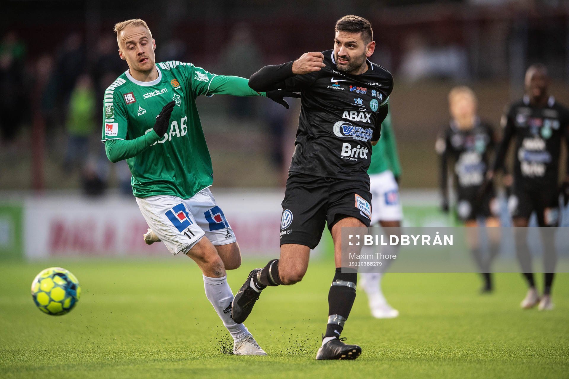 Brages Anton Lundin och Västerås Ilir Berisha