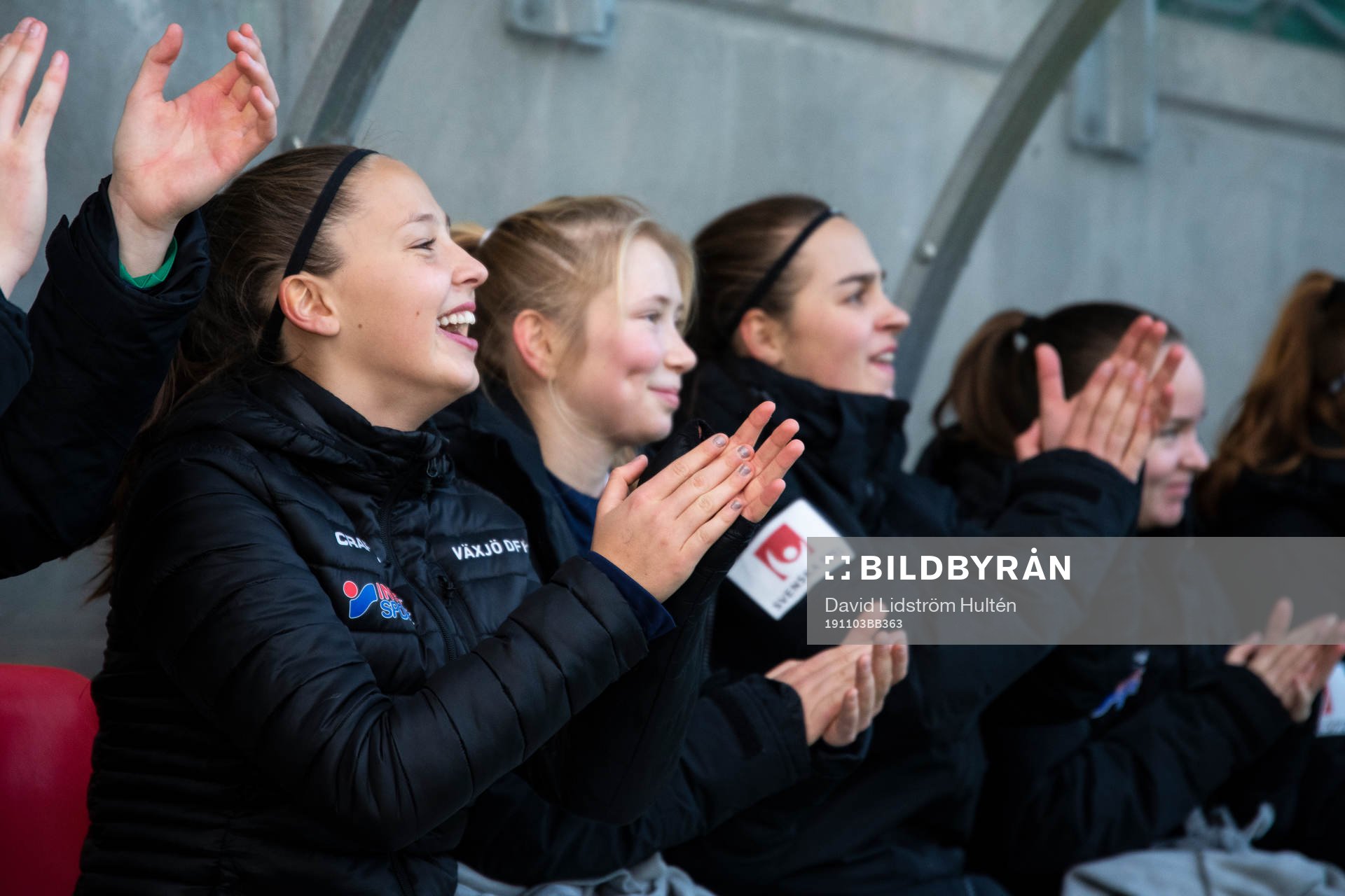Göteborgs spelare applåderar