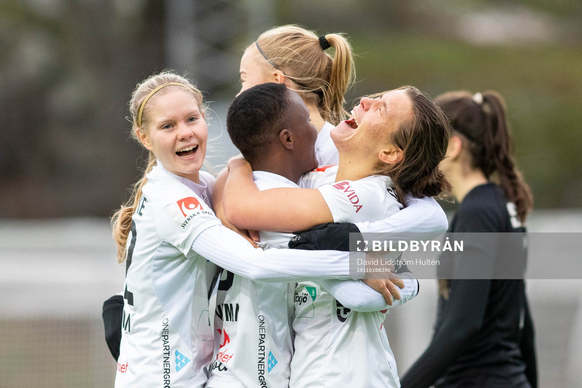 Växjös spelare jublar