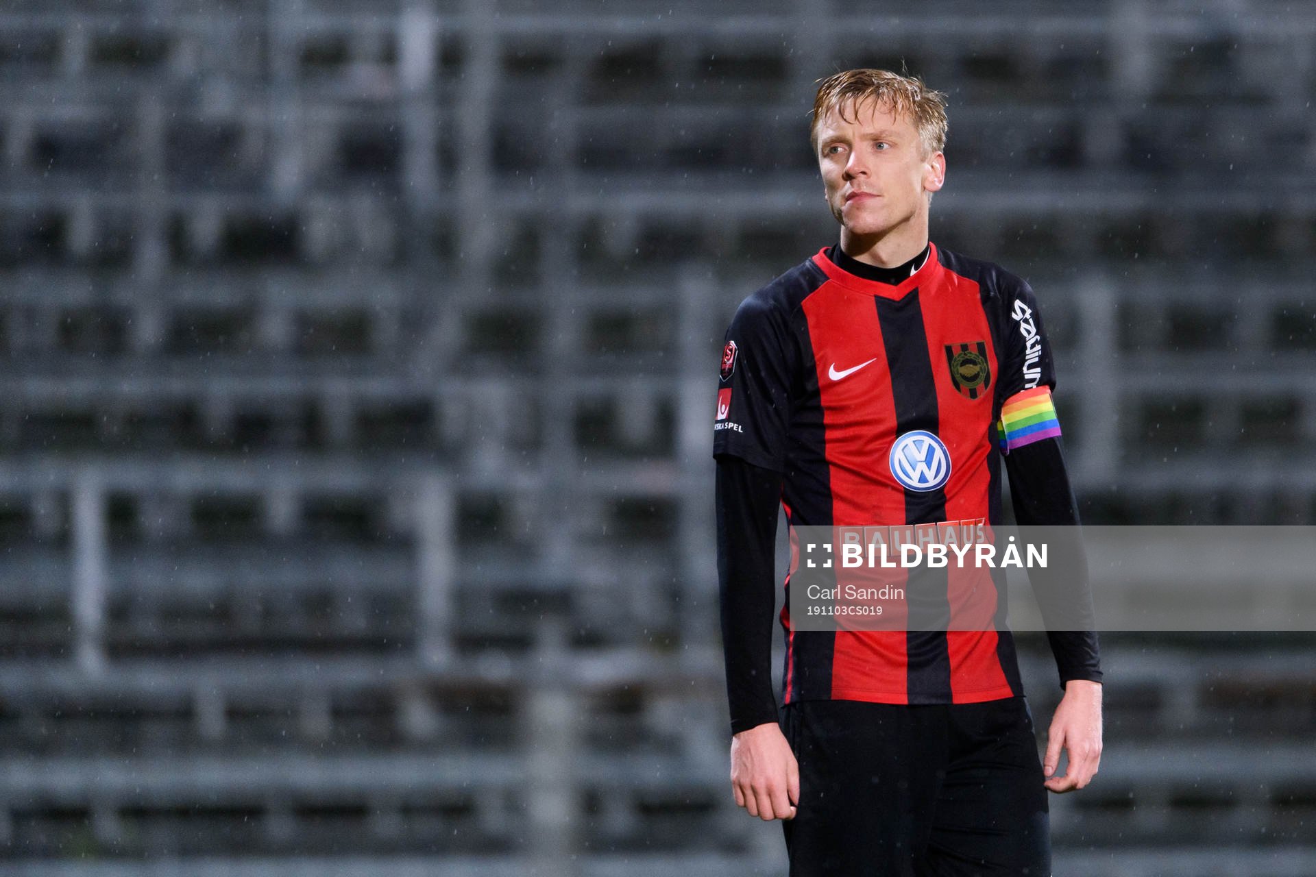 Brommapojkarnas Gustav Sandberg Magnusson deppar