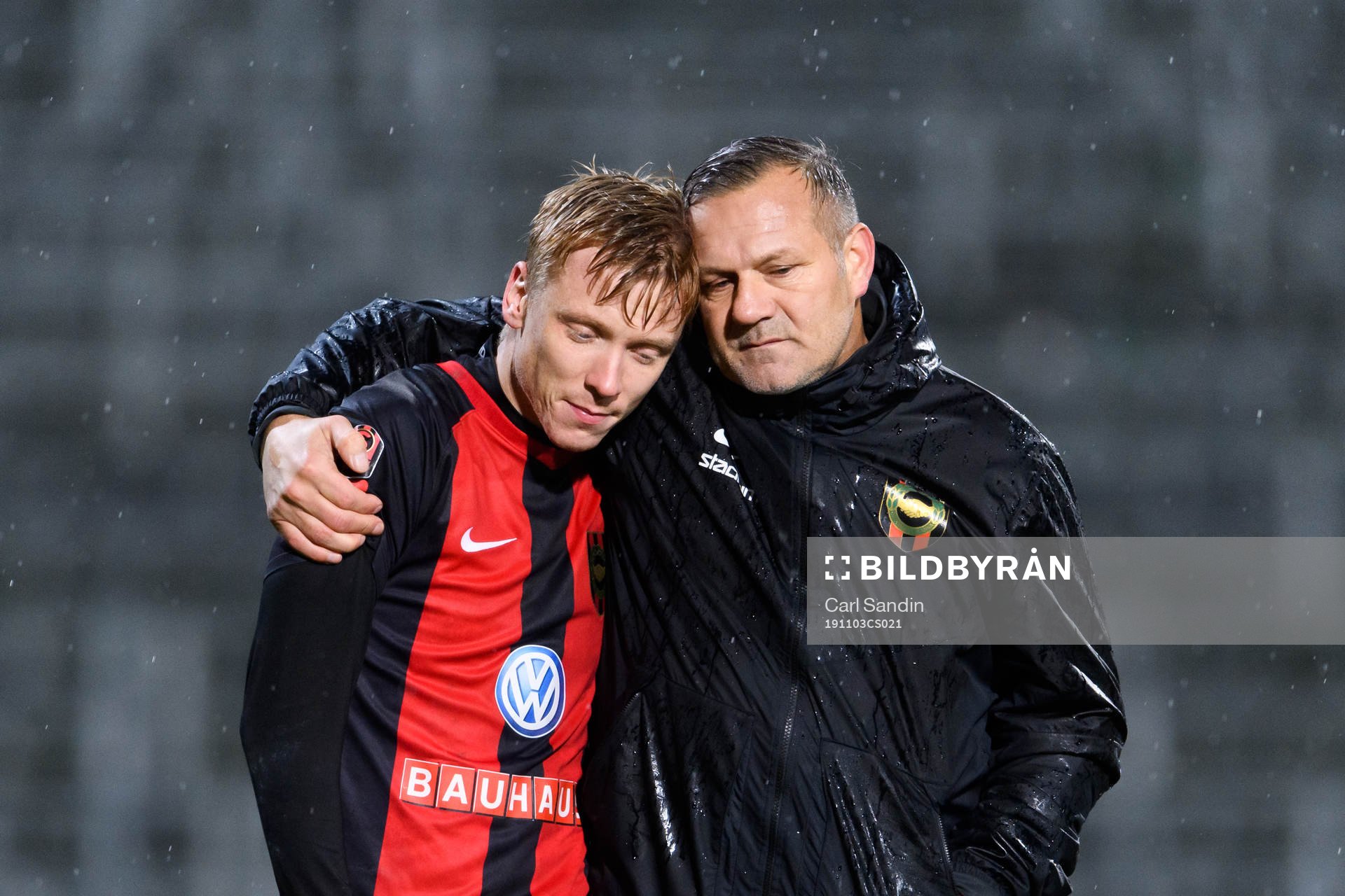 Brommapojkarnas Gustav Sandberg Magnusson och assisterande