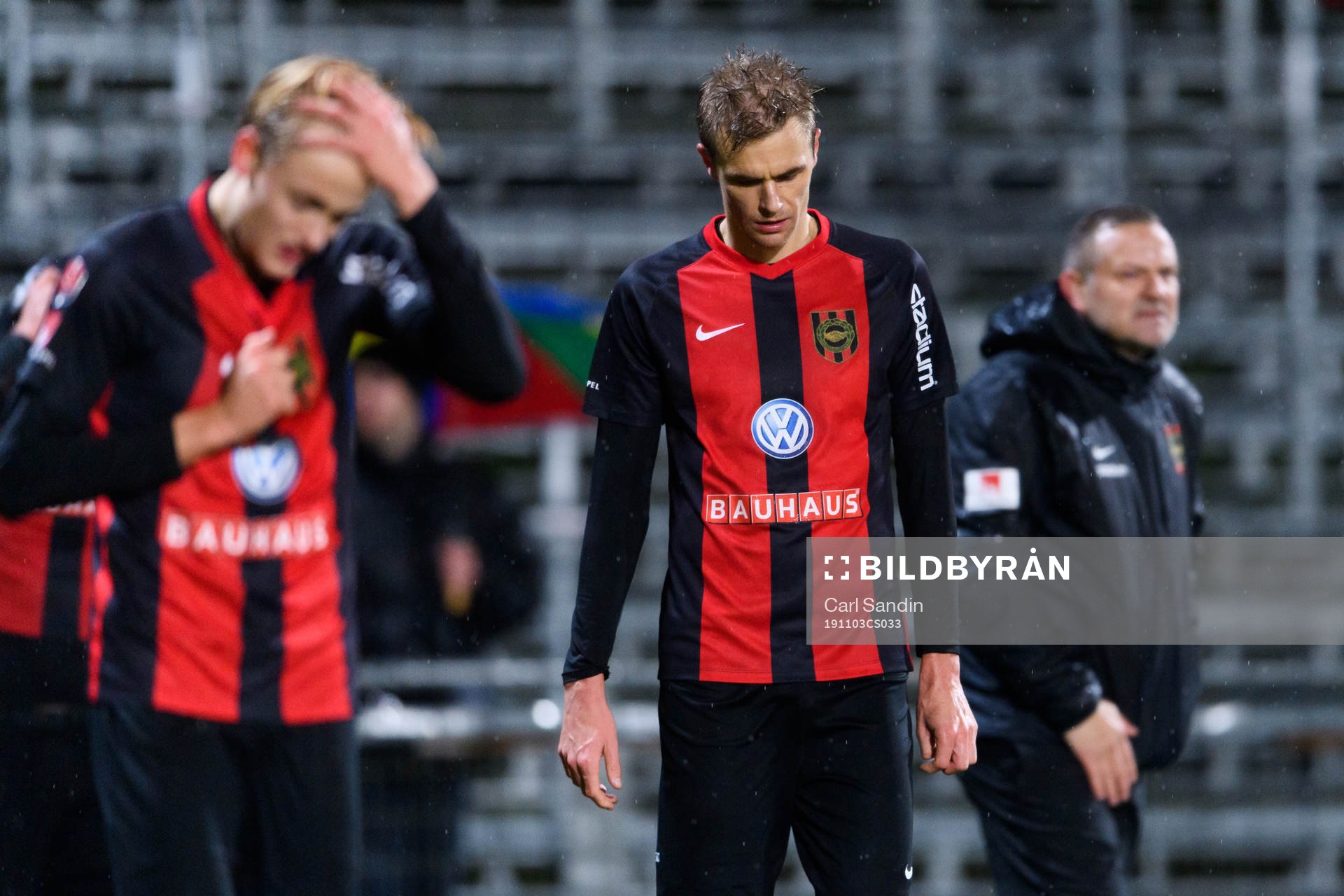 Brommapojkarnas Oscar Pehrsson deppar