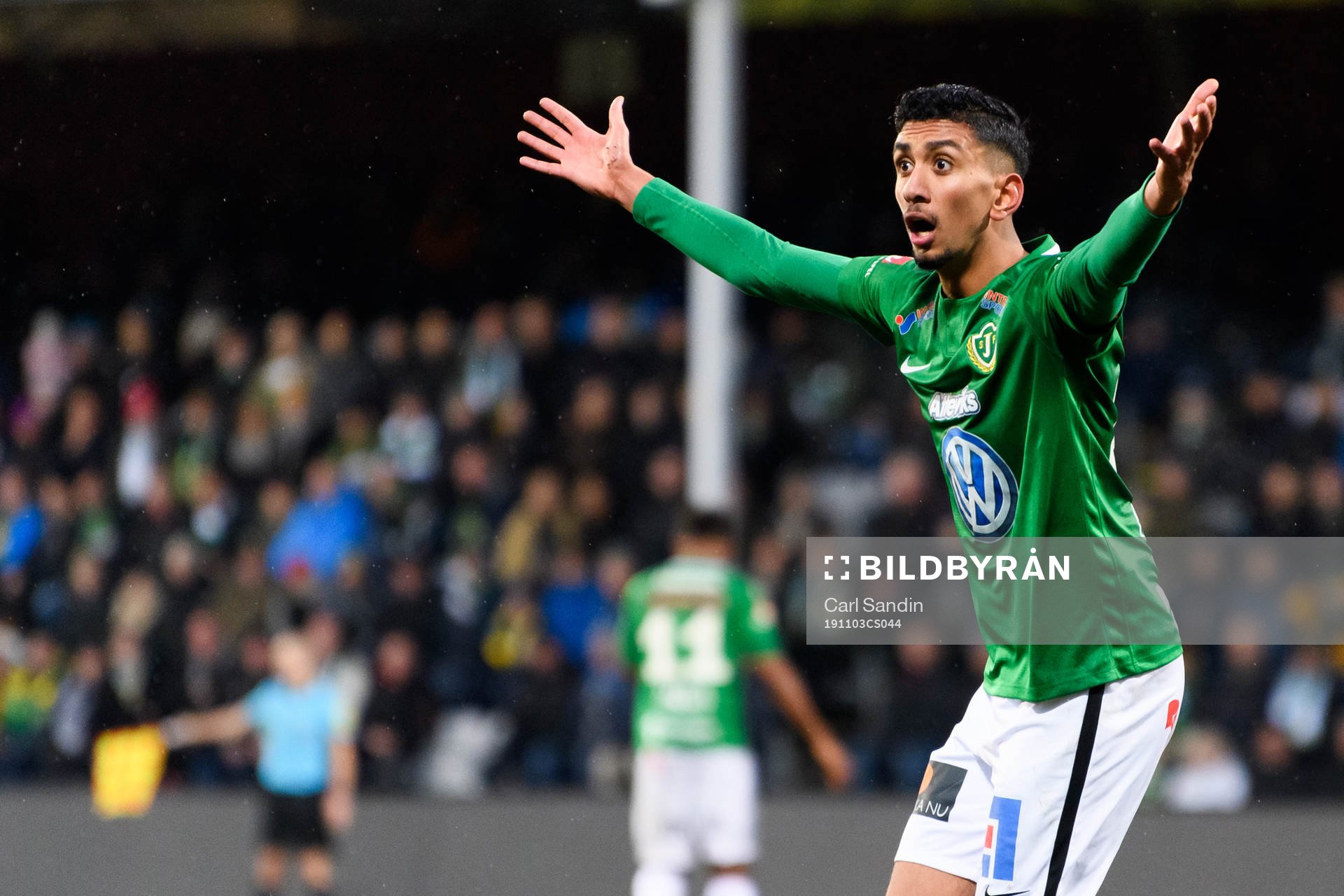 Jönköpings Amir Al-Ammari reagerar