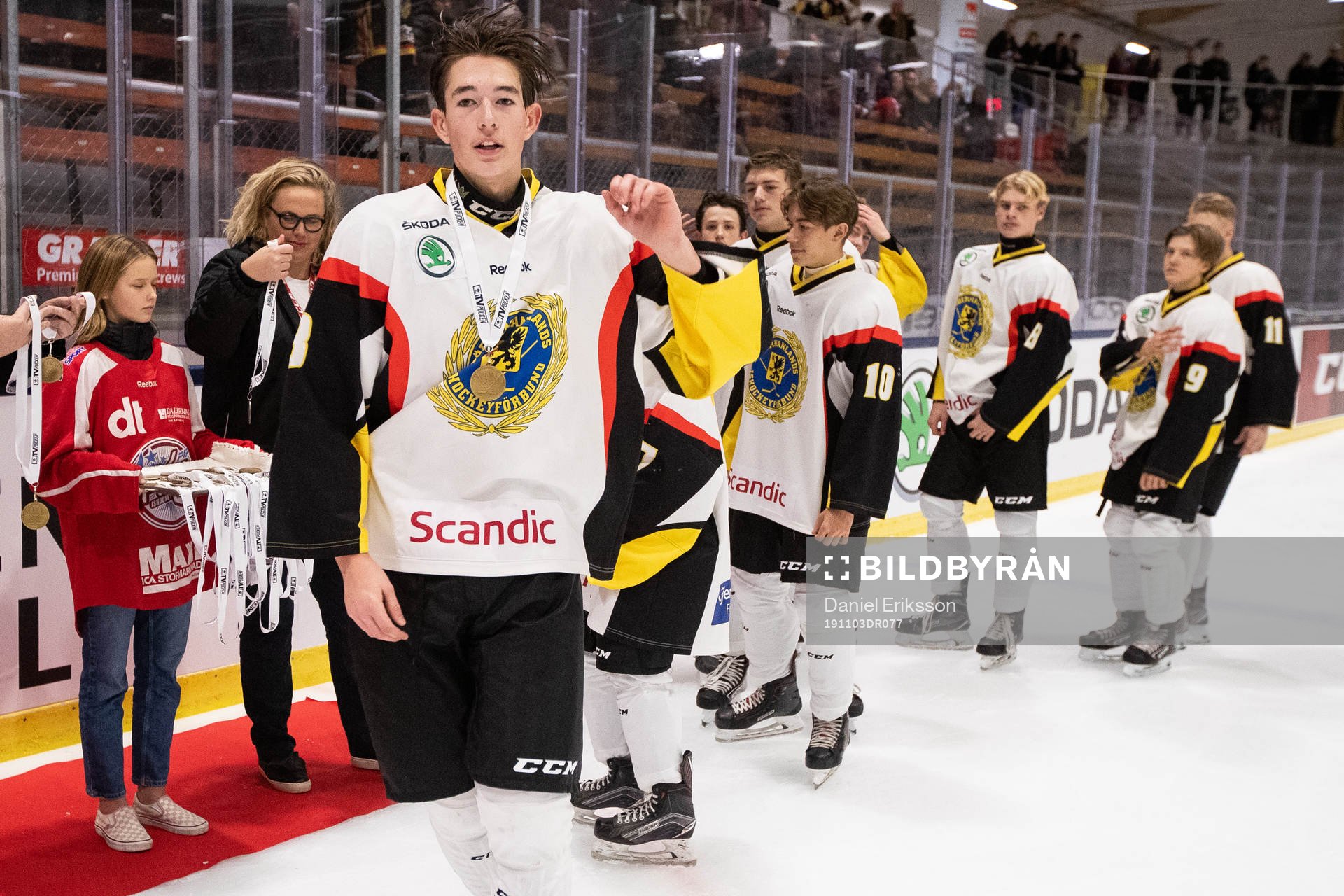 Södermanlands spelarna jublar