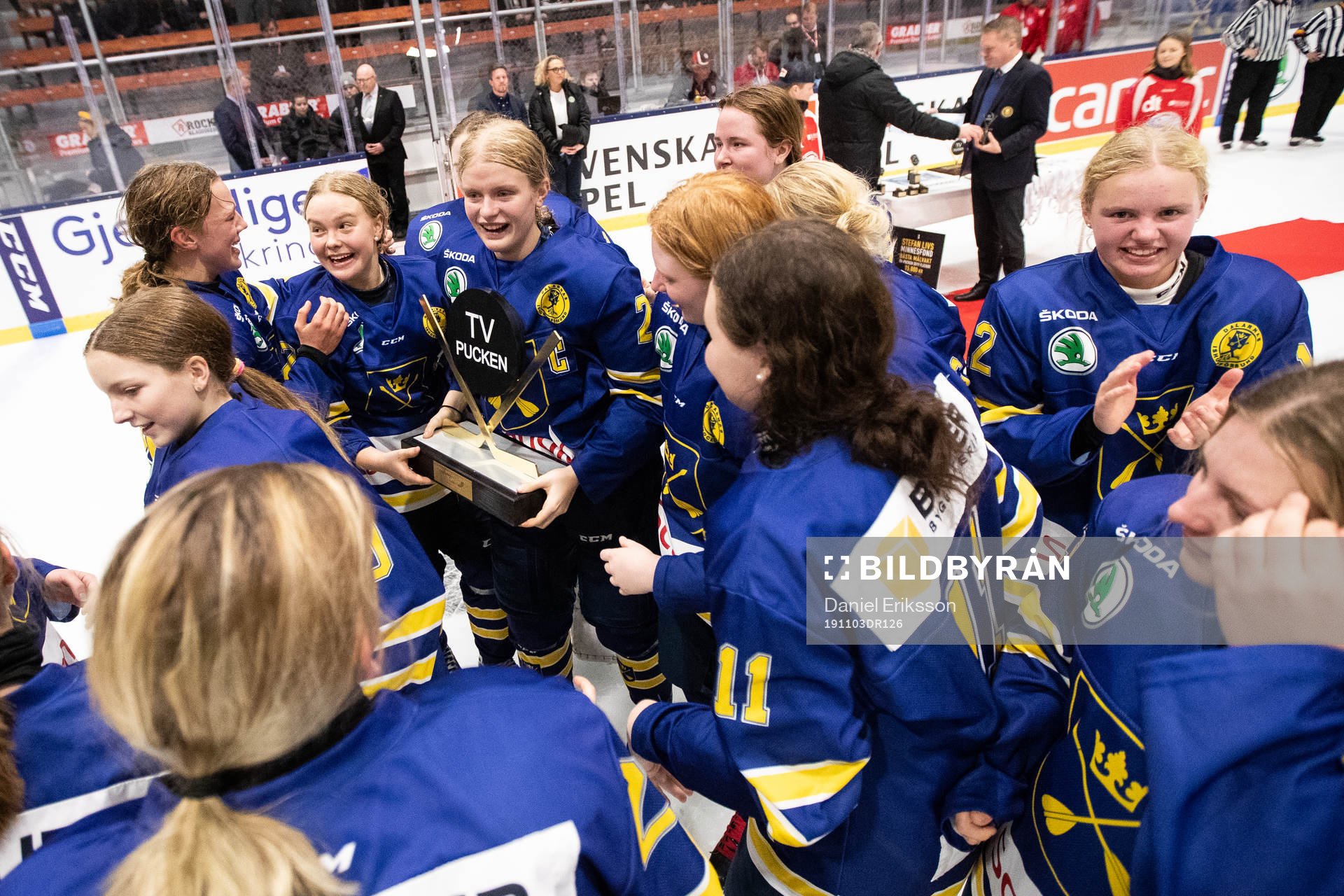 Dalarnas spelare jublar