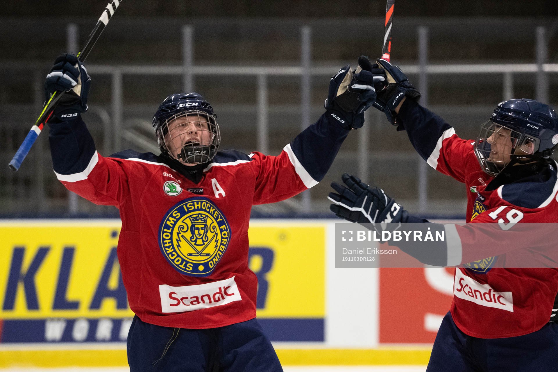 Stockholm Nords Oscar Pantzare jubel